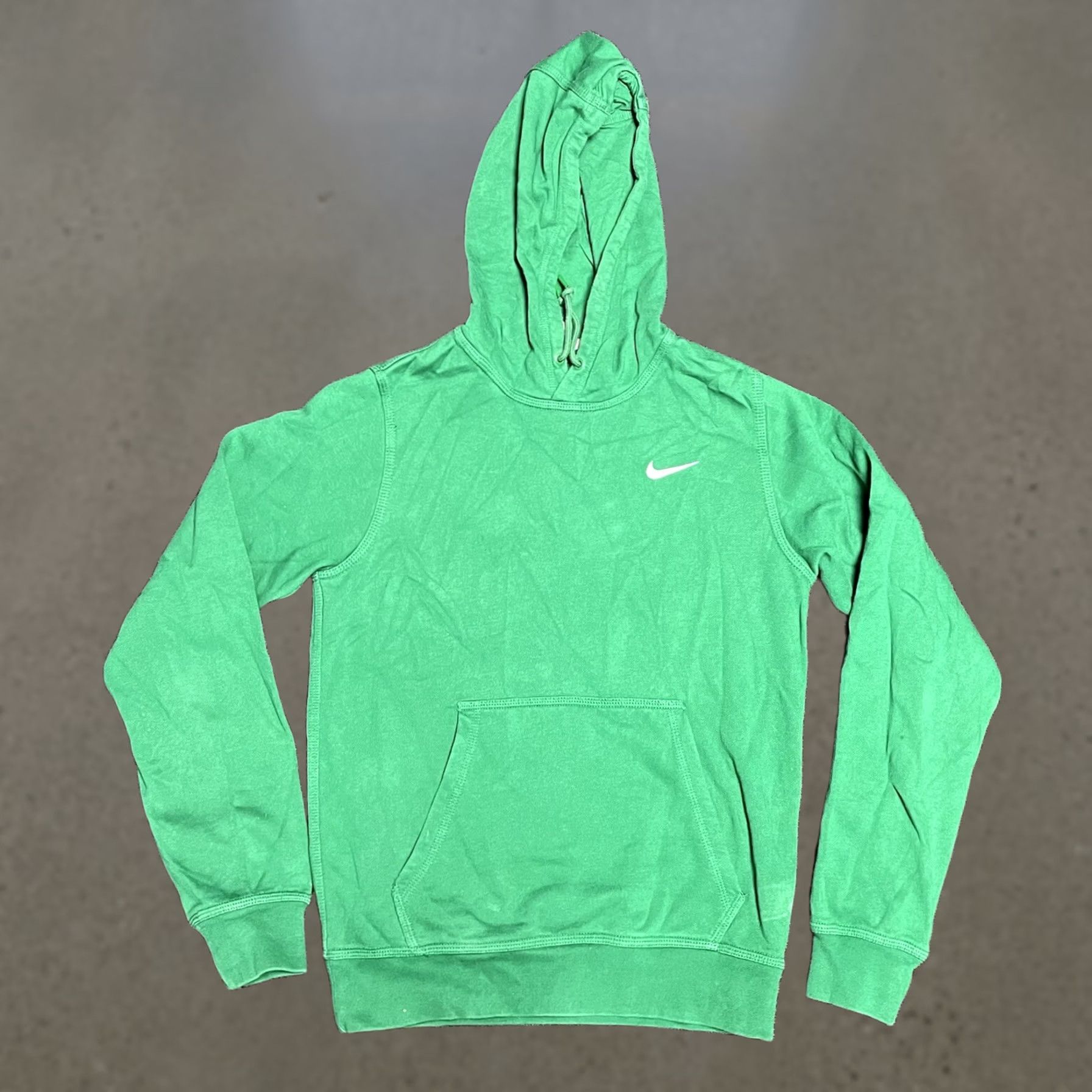 Nike Vintage 2000s Nike Center Swoosh Hoodie Kelly Green Rare 
