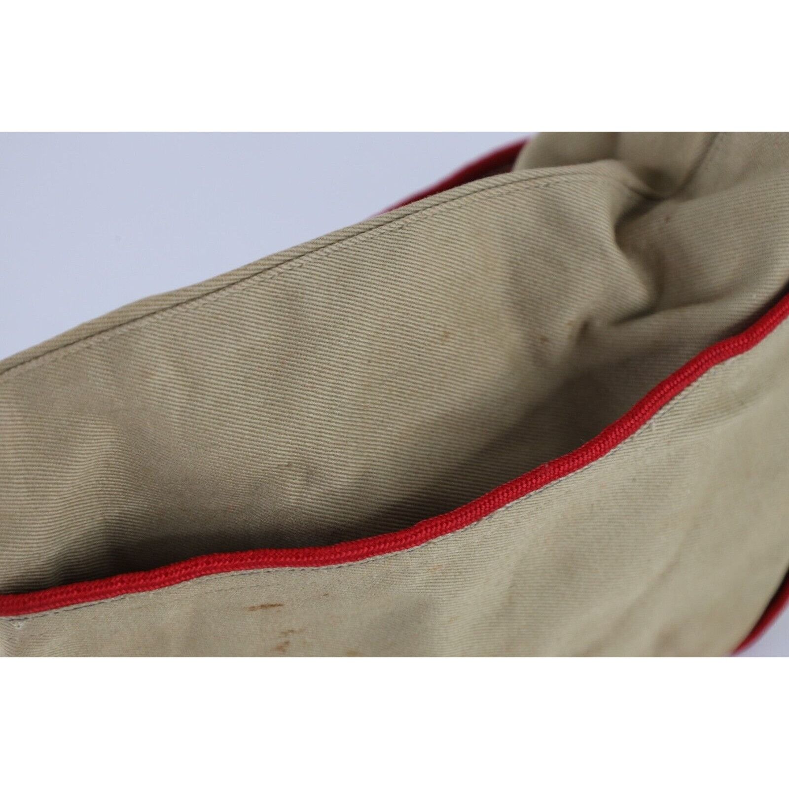 Vintage Vintage 50s 1952 Korean War Khaki M-1950 Garrison Cap Hat Size ONE SIZE - 5 Thumbnail