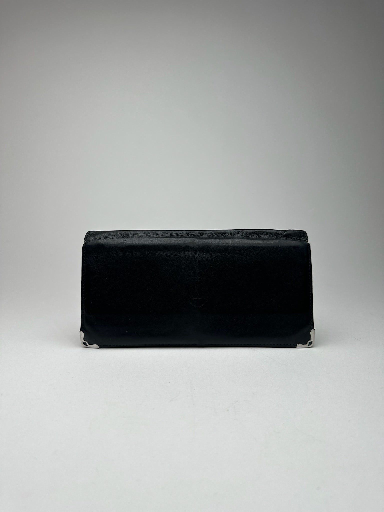 Cartier Vintage Leather Card Holder Id Holder black Size ONE SIZE - 1 Thumbnail