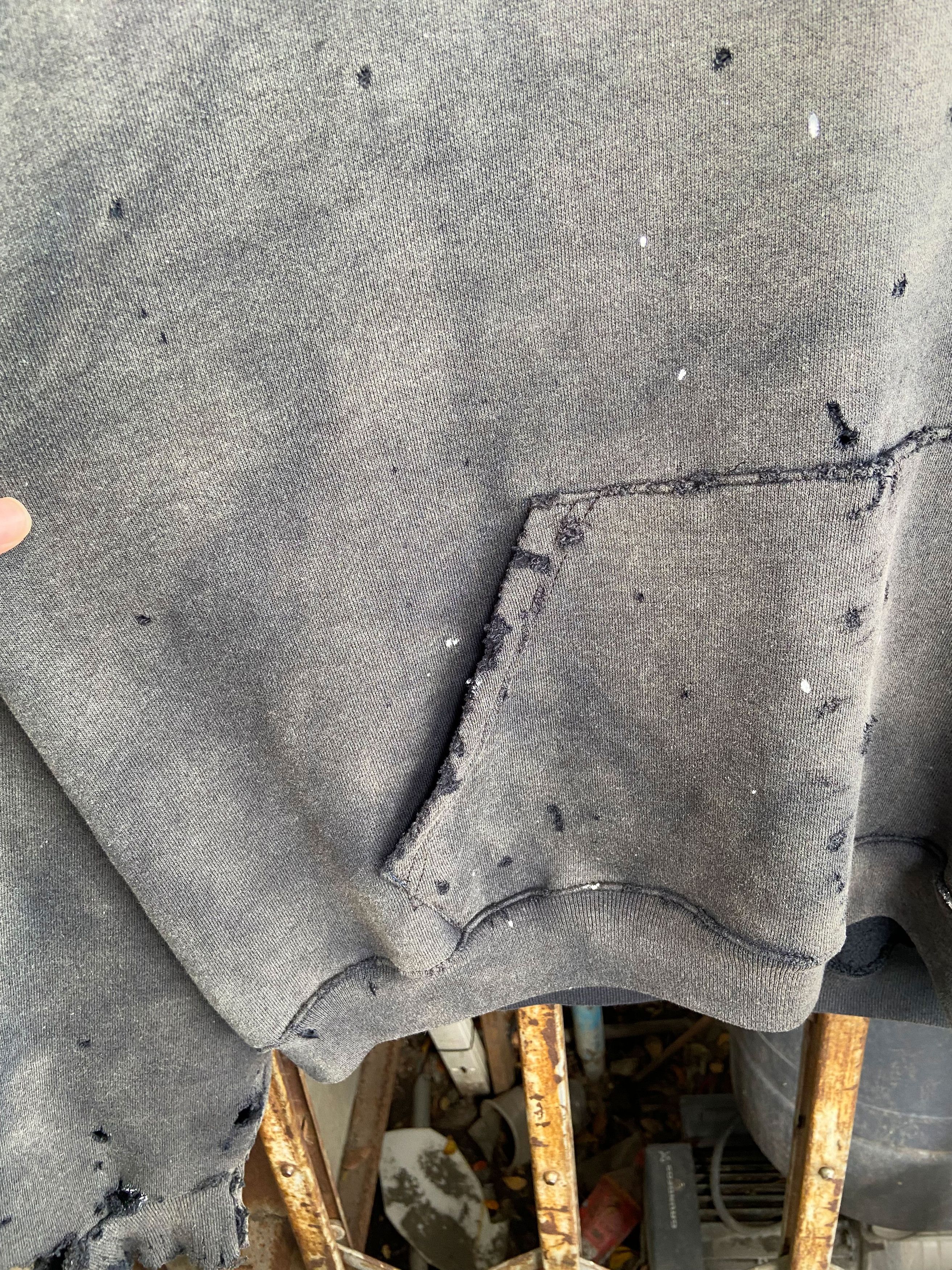 Russell Athletic Thrashed Distressed & Faded Russell Hoodie ERD Grunge Size US XL / EU 56 / 4 - 20 Thumbnail
