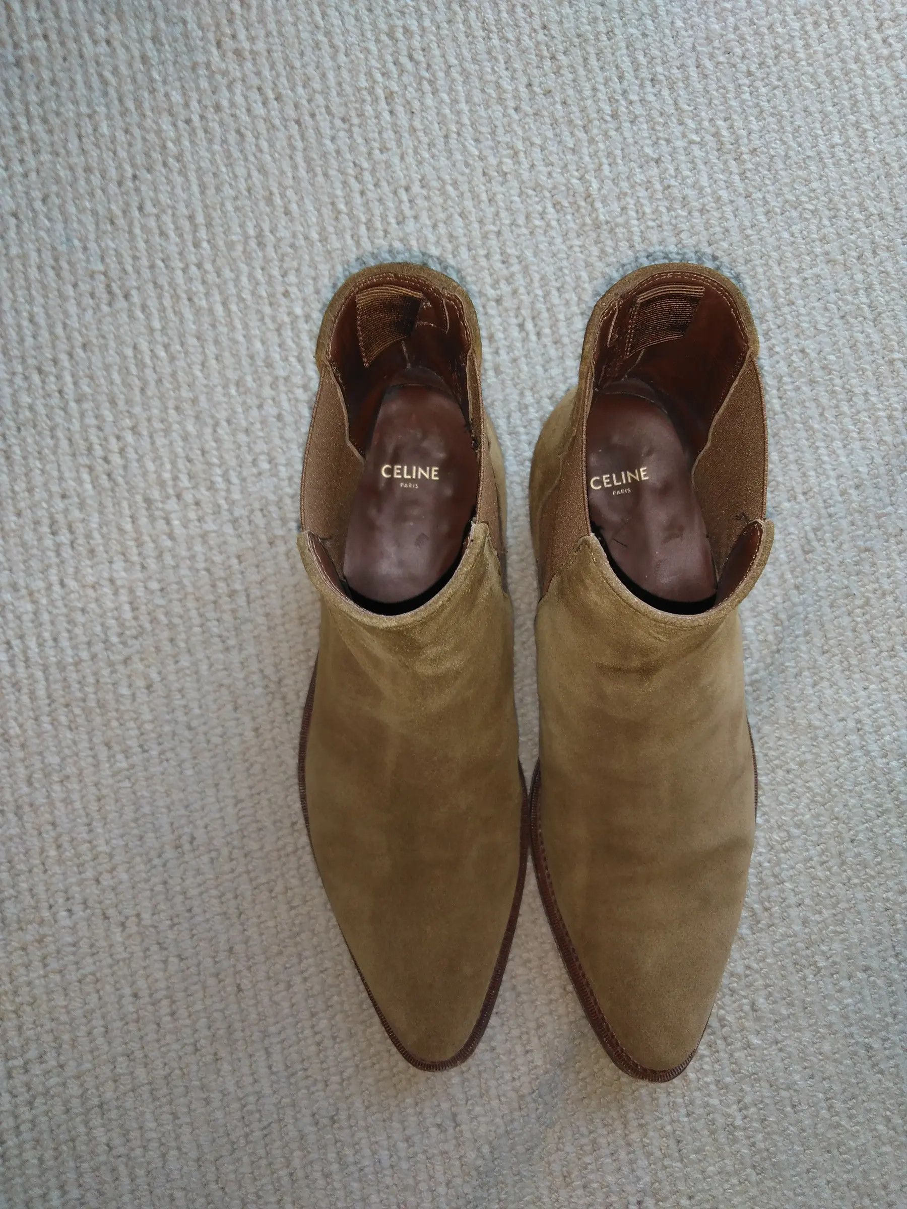 Celine × Hedi Slimane SS2019 Celine Camargue Camel Jacno Boots by Hedi Slimane Size US 8 / EU 41 - 5 Thumbnail
