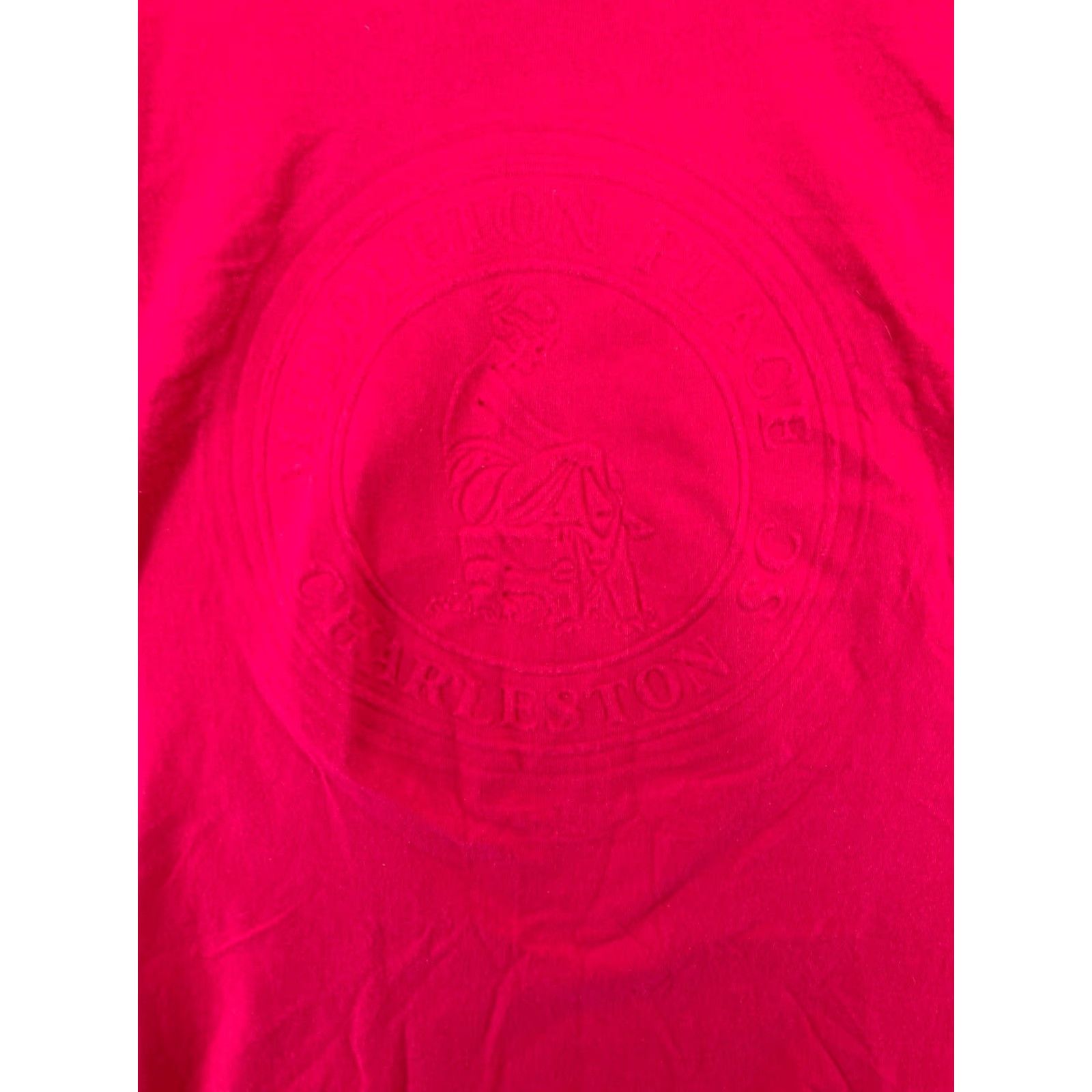 Vintage VINTAGE? Boss Textiles Mens TShirt Medium Red Embossed Middleton Place Charleston Size US M / EU 48-50 / 2 - 5 Thumbnail