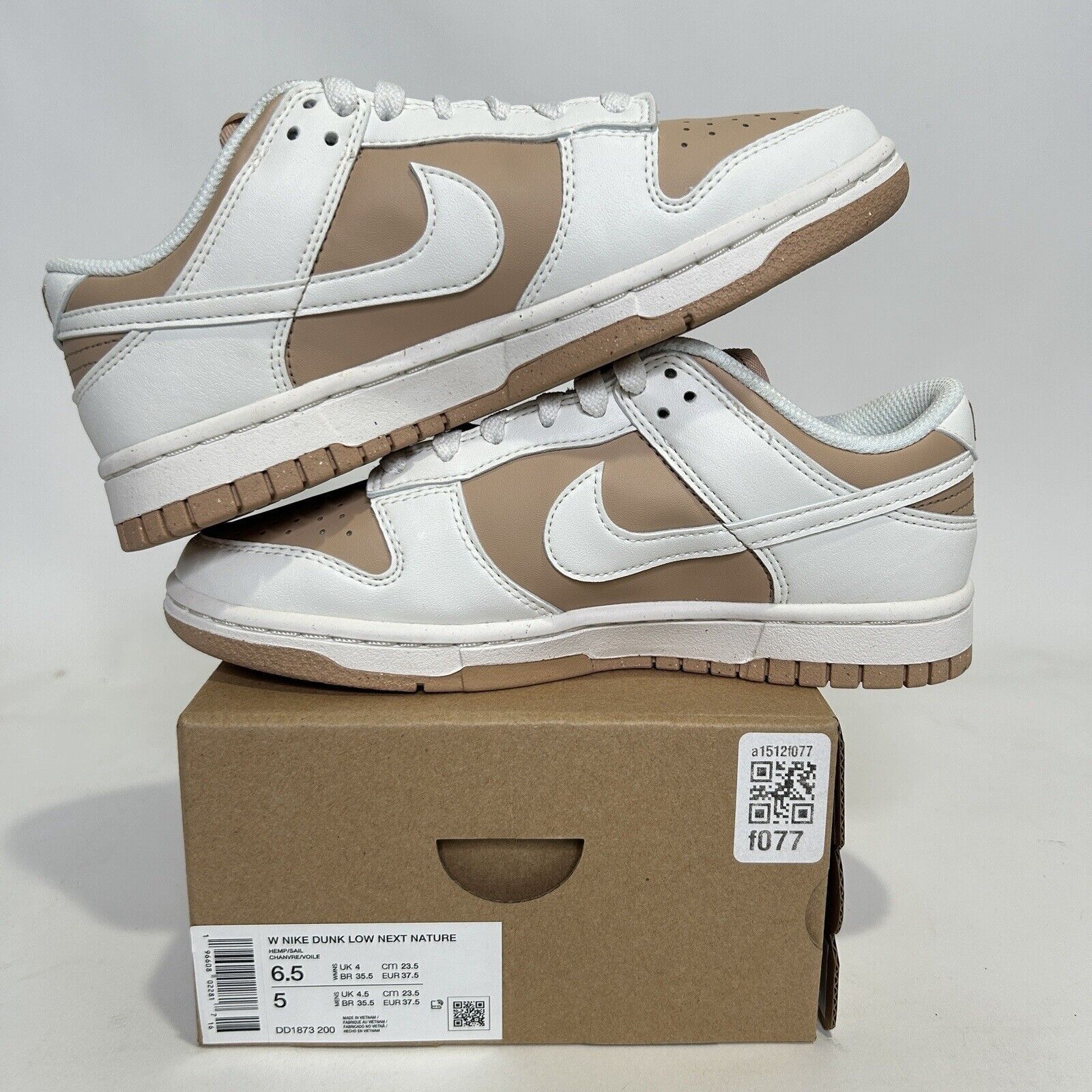 Nike Nike Dunk Low WMNS Next Nature “Beige Sail White/Hemp” 2024 Size US 6.5 / IT 36.5 - 3 Thumbnail