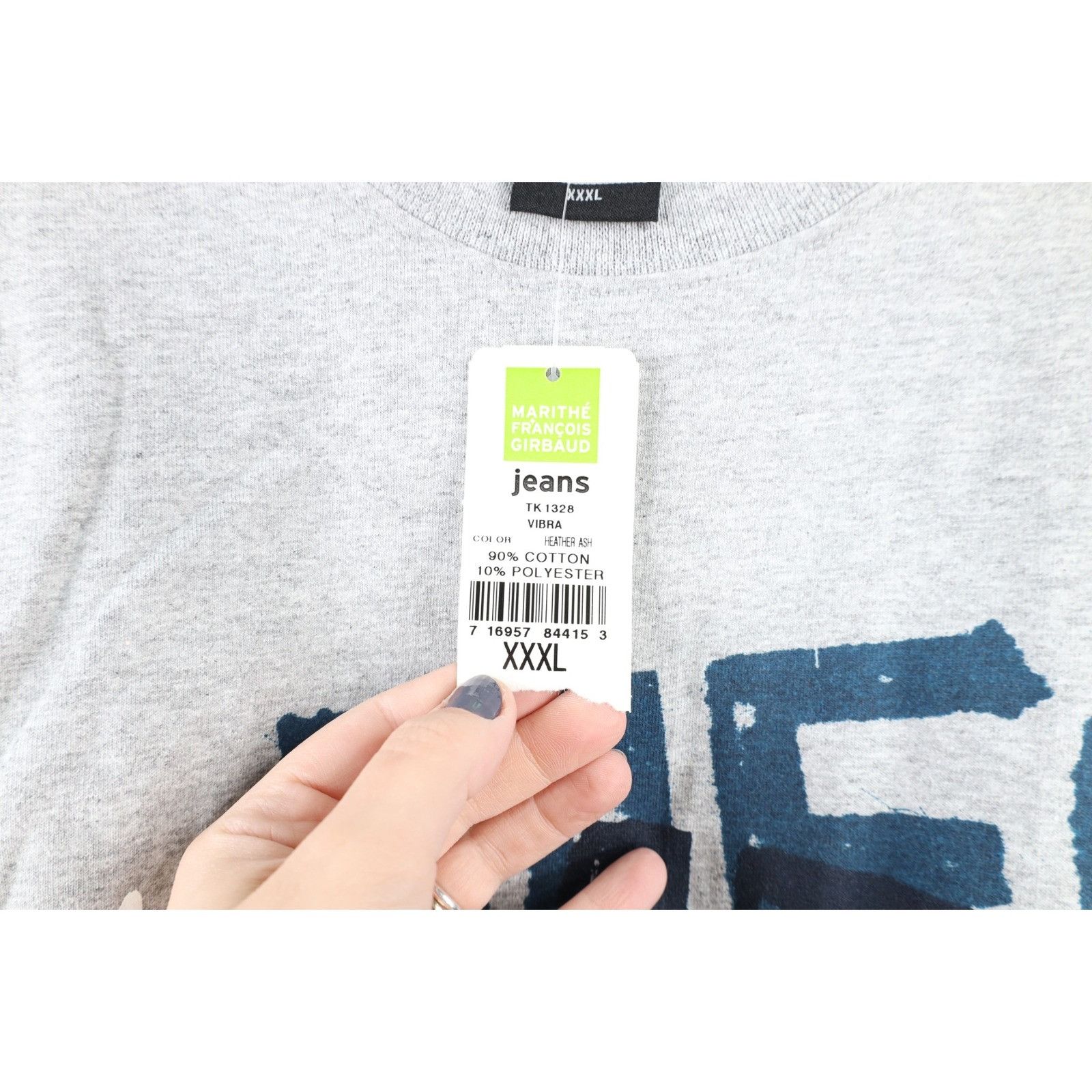 Marithe + Francois Girbaud × Vintage NOS Vintage 90s Marithe Francois Girbaud Baggy T-Shirt 3XL Size US XXL / EU 58 / 5 - 5 Thumbnail