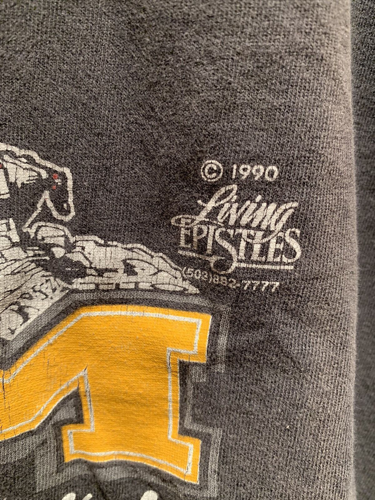 Vintage *RARE* Vintage 1990 Lord’s Gym Living Epistles Jesus T-Shirt Size US XL / EU 56 / 4 - 5 Thumbnail