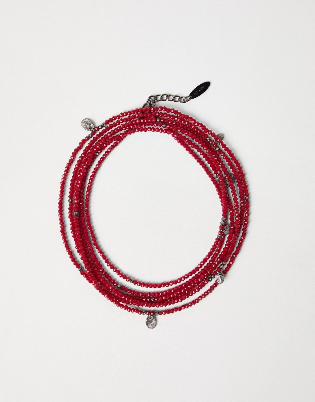 Brunello Cucinelli o1la1rc1a0326 Size: OS / Bracelet in Red Size ONE SIZE - 1 Thumbnail