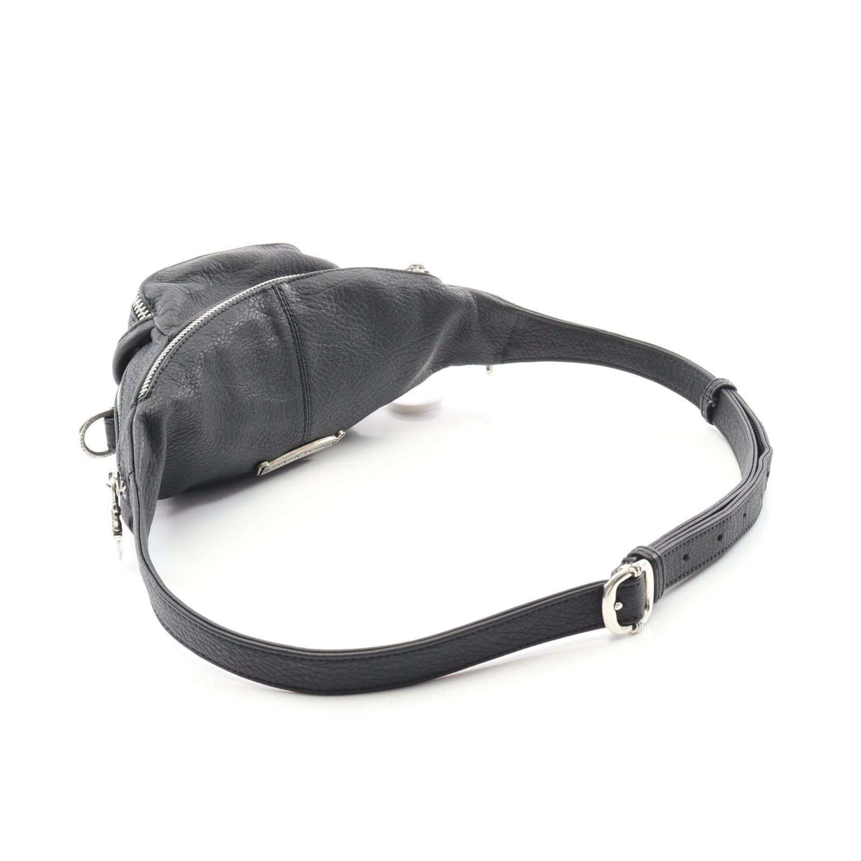 Chrome Hearts CHROME HEARTS SNAT PACK MINI WAIST BAG LEATHER DAGGER SILVER Size ONE SIZE - 2 Thumbnail