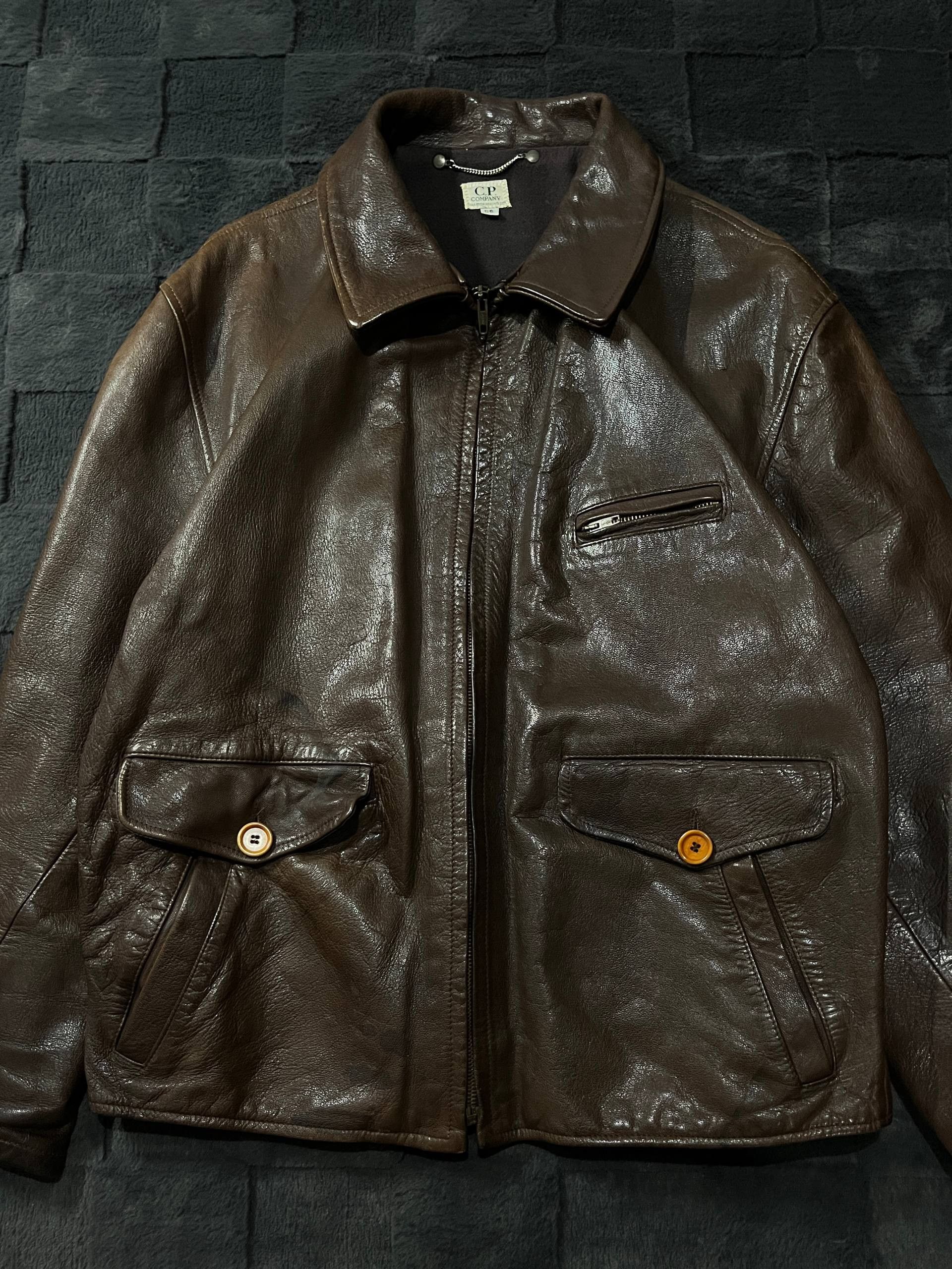 C.P. Company × Vintage C.P. Company 1980 Very Rare Leather duffle