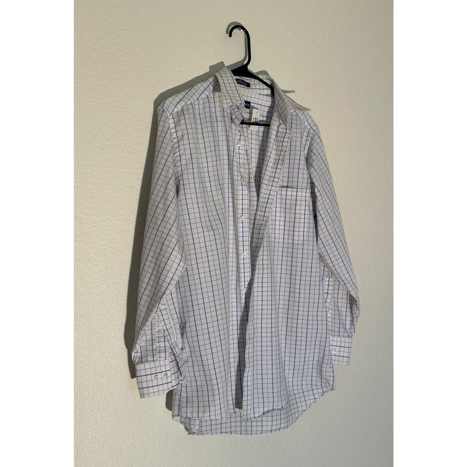 Chaps Ralph Lauren Chaps Ralph Lauren White Plaid Shirt - 15/15.5 32/33 Size US M / EU 48-50 / 2 - 5 Thumbnail