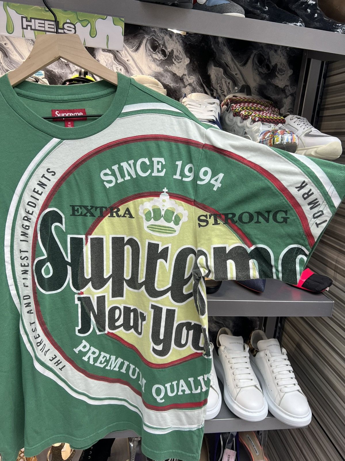 Supreme Supreme Green Tee Shirt Size US M / EU 48-50 / 2 - 5 Thumbnail