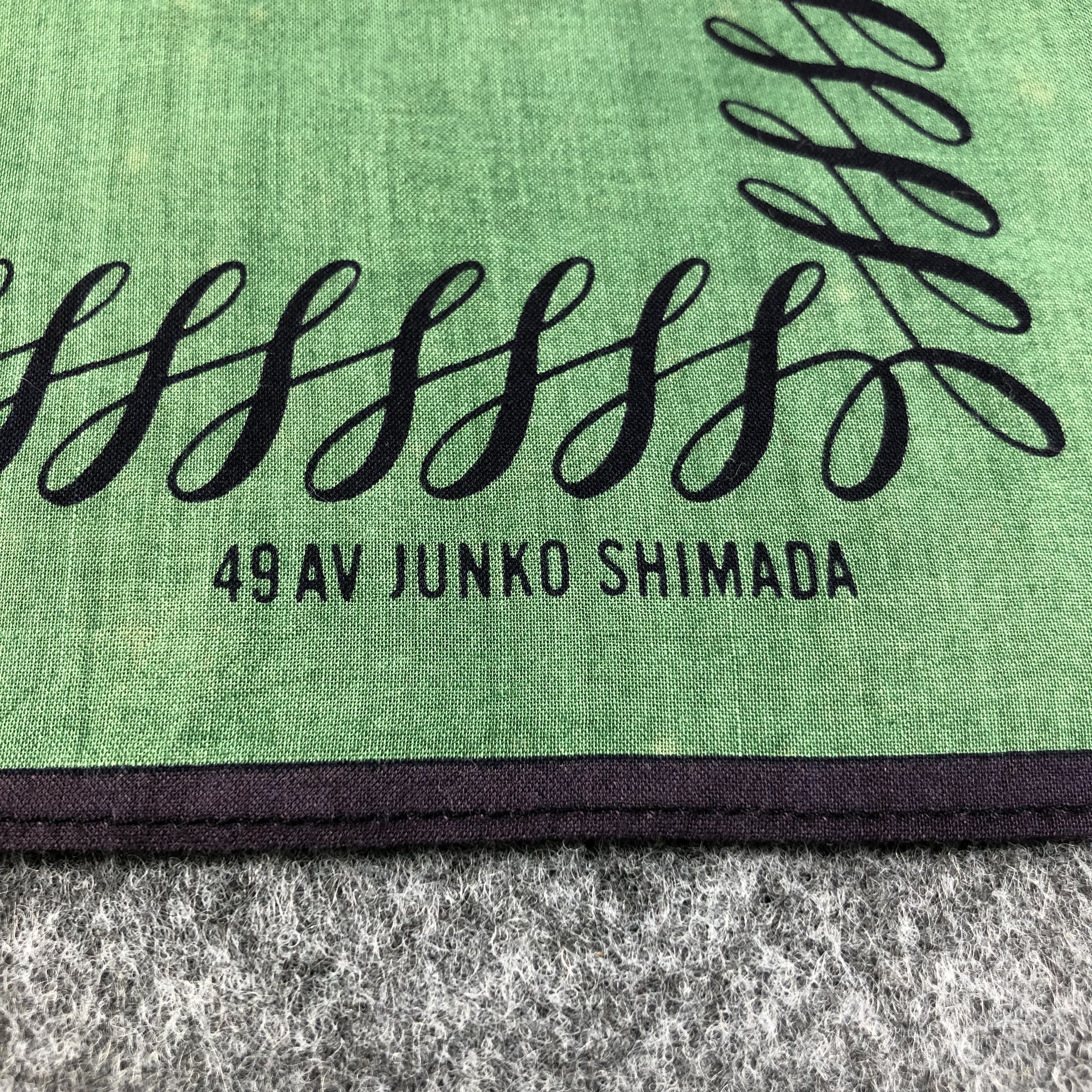 Japanese Brand × Junko Shimada × Vintage 49 AV Junko Shimada Handkerchief Neckerchief Bandana H2245 Size ONE SIZE - 4 Thumbnail