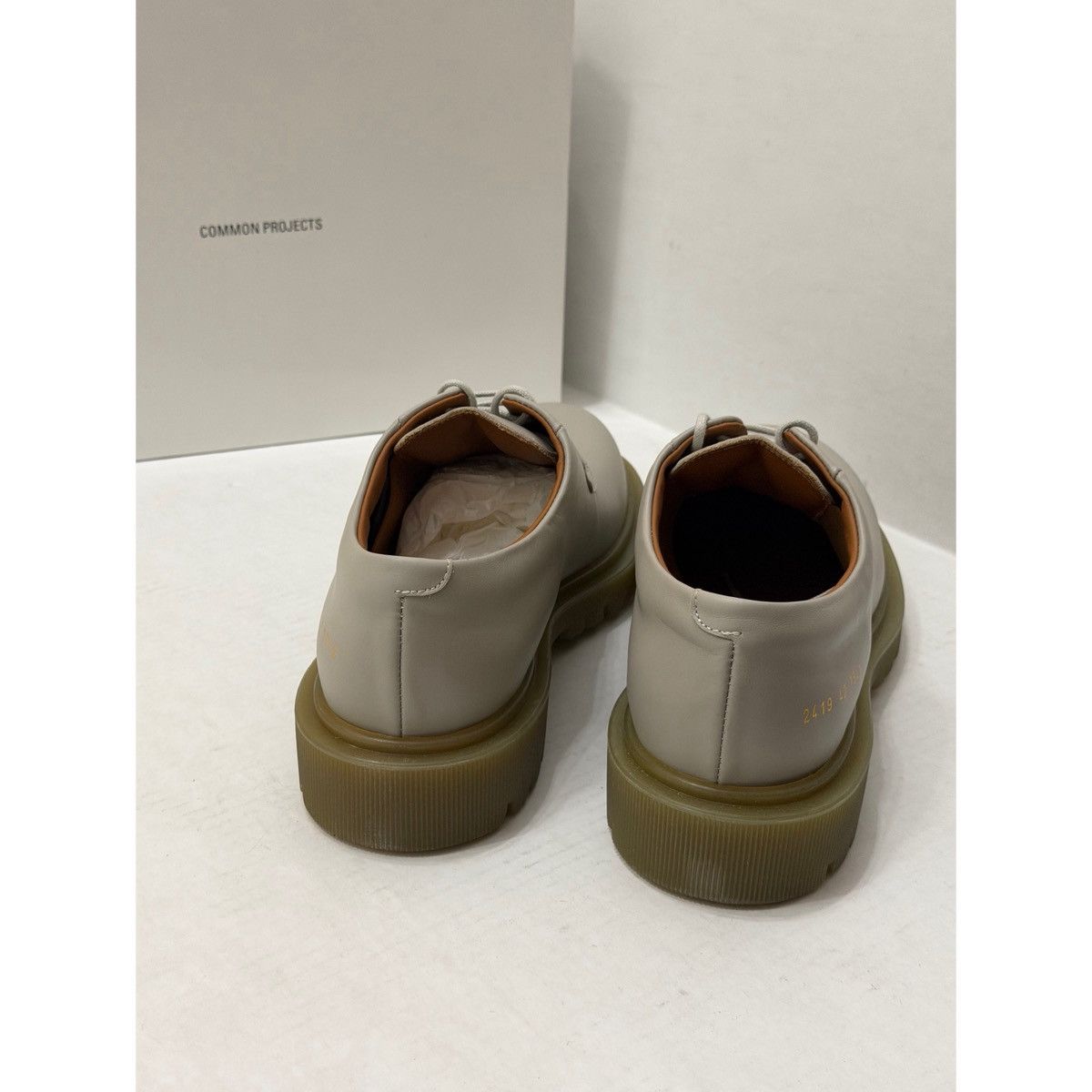 Common Projects COMMOM PROJECTS GREY DERBY WITH SUPER SOLE Size US 9 / EU 42 - 15 Thumbnail