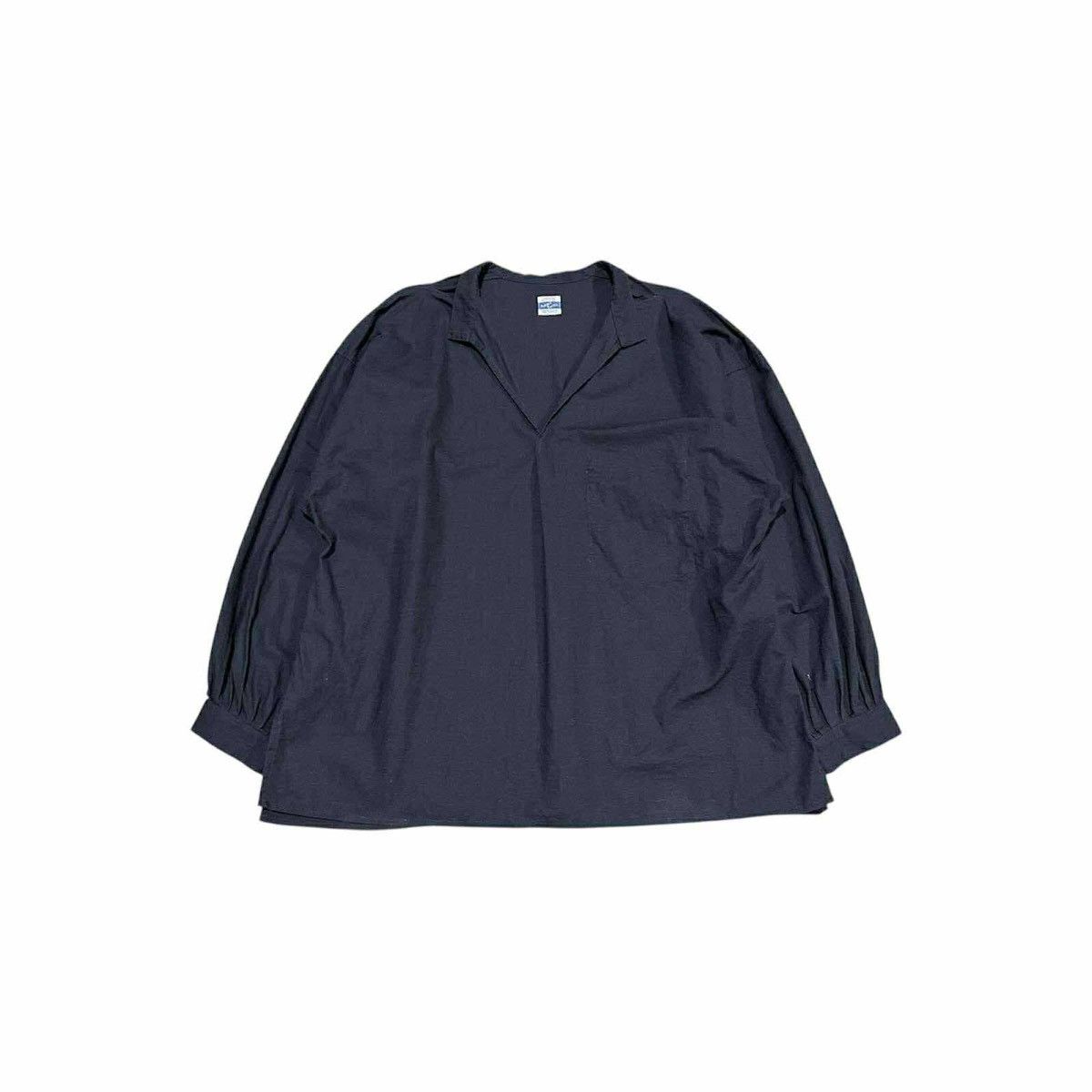 Japanese Brand 🔥Japanese Style Army Twill Oversized Skipper Shirt Pullover Size US XL / EU 56 / 4 - 1 Thumbnail