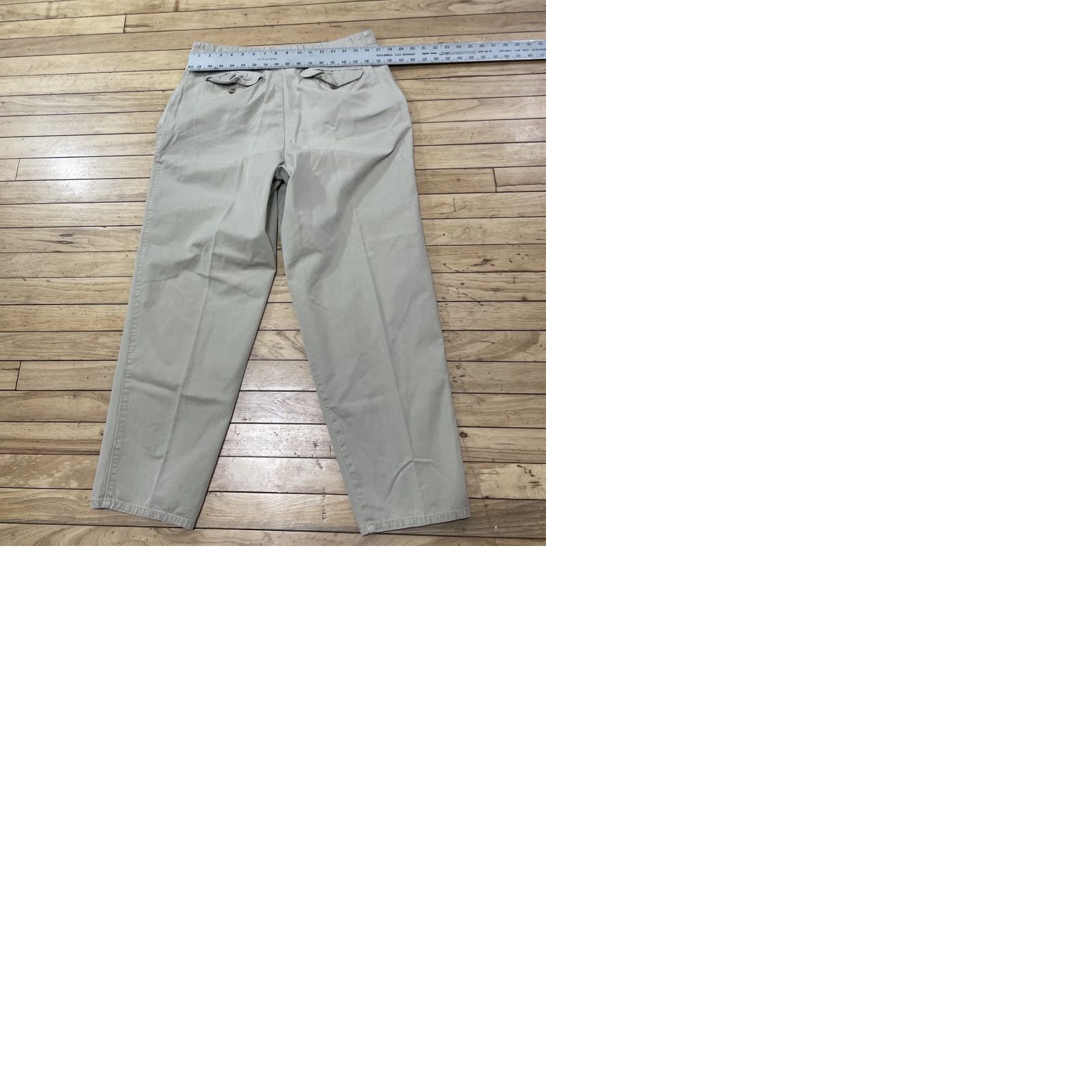 Vintage VINTAGE Cambridge Classics Men Pants 34x30 Khaki Beige 90s Casual Straight Wide Twill 34 Mens Size US 34 / EU 50 - 11 Thumbnail