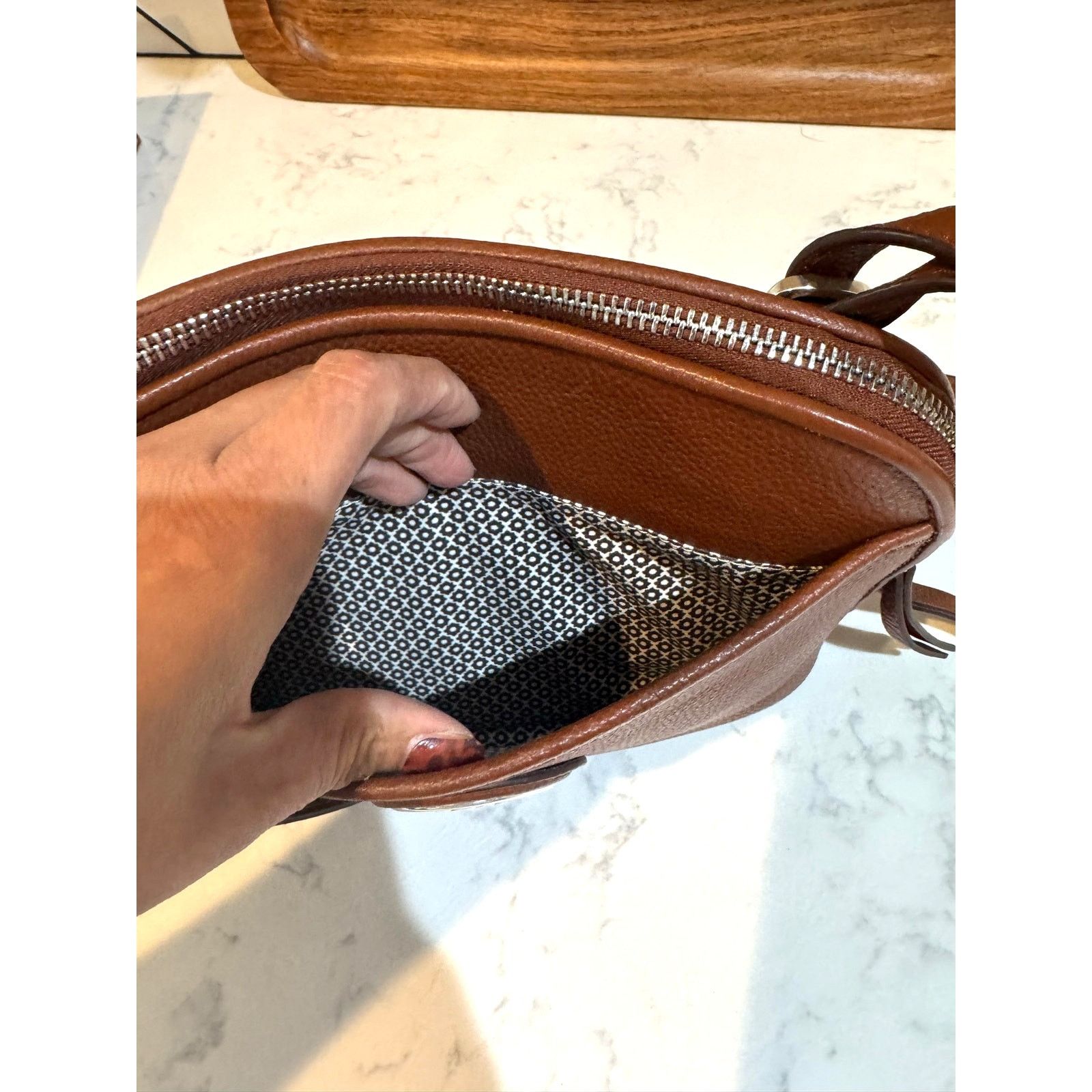 Brighton Brighton Contempo Shelby Bourbon Organizer bag leather Size ONE SIZE - 10 Thumbnail