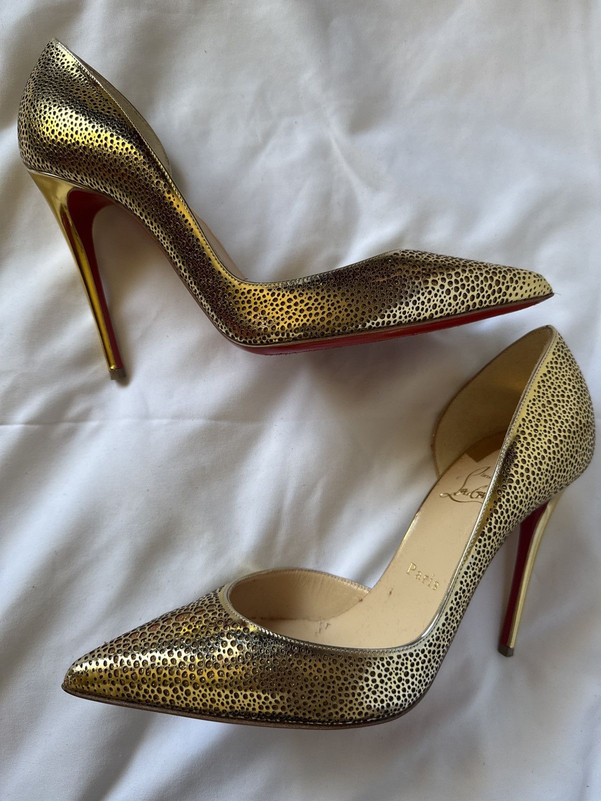 Christian Louboutin Galupump 100 specchio/glitter Size US 8 / IT 38 - 2 Thumbnail