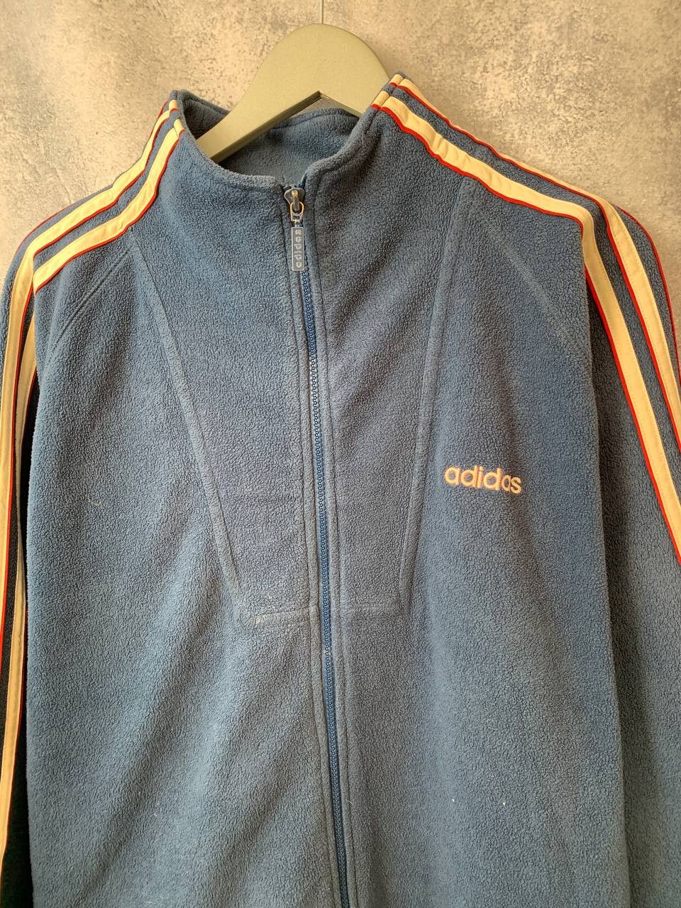 Adidas Adidas Vintage Retro 80s Full Zip Fleece Sweater Jacket Size US XL / EU 56 / 4 - 3 Thumbnail