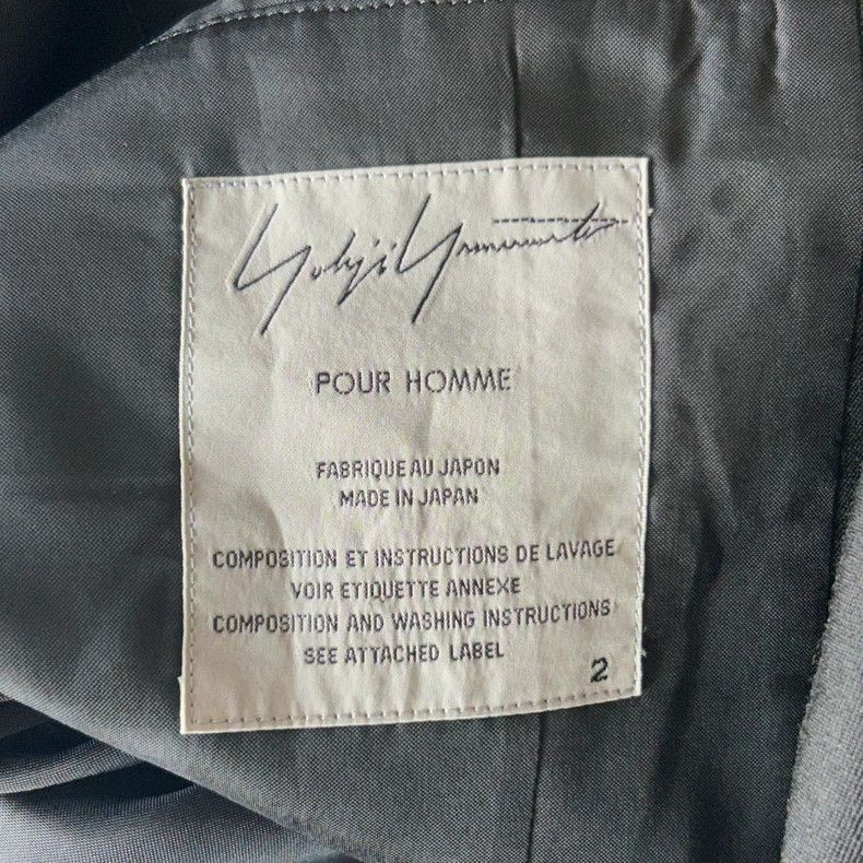 Yohji Yamamoto Yohji Yamamoto Yohji Yamamoto Black Deconstructed Suit Size US M / EU 48-50 / 2 - 6 Thumbnail