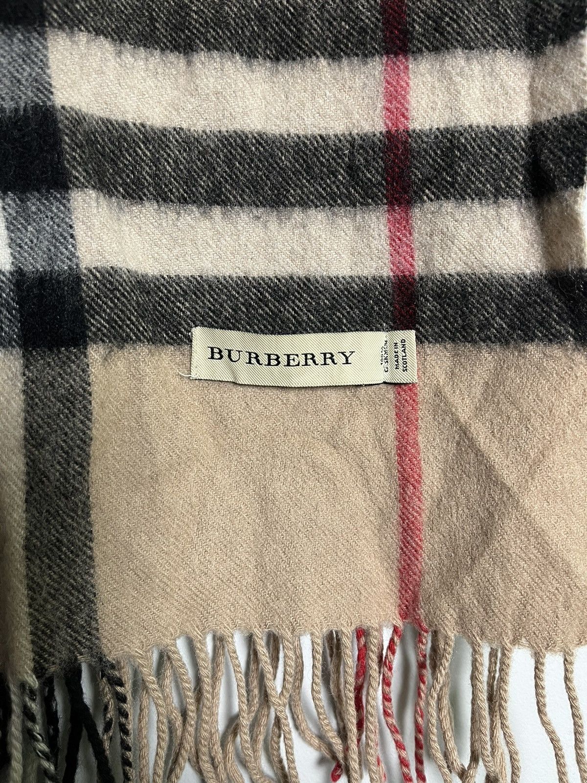 Burberry Burberry scarf cashmere Size ONE SIZE - 2 Thumbnail