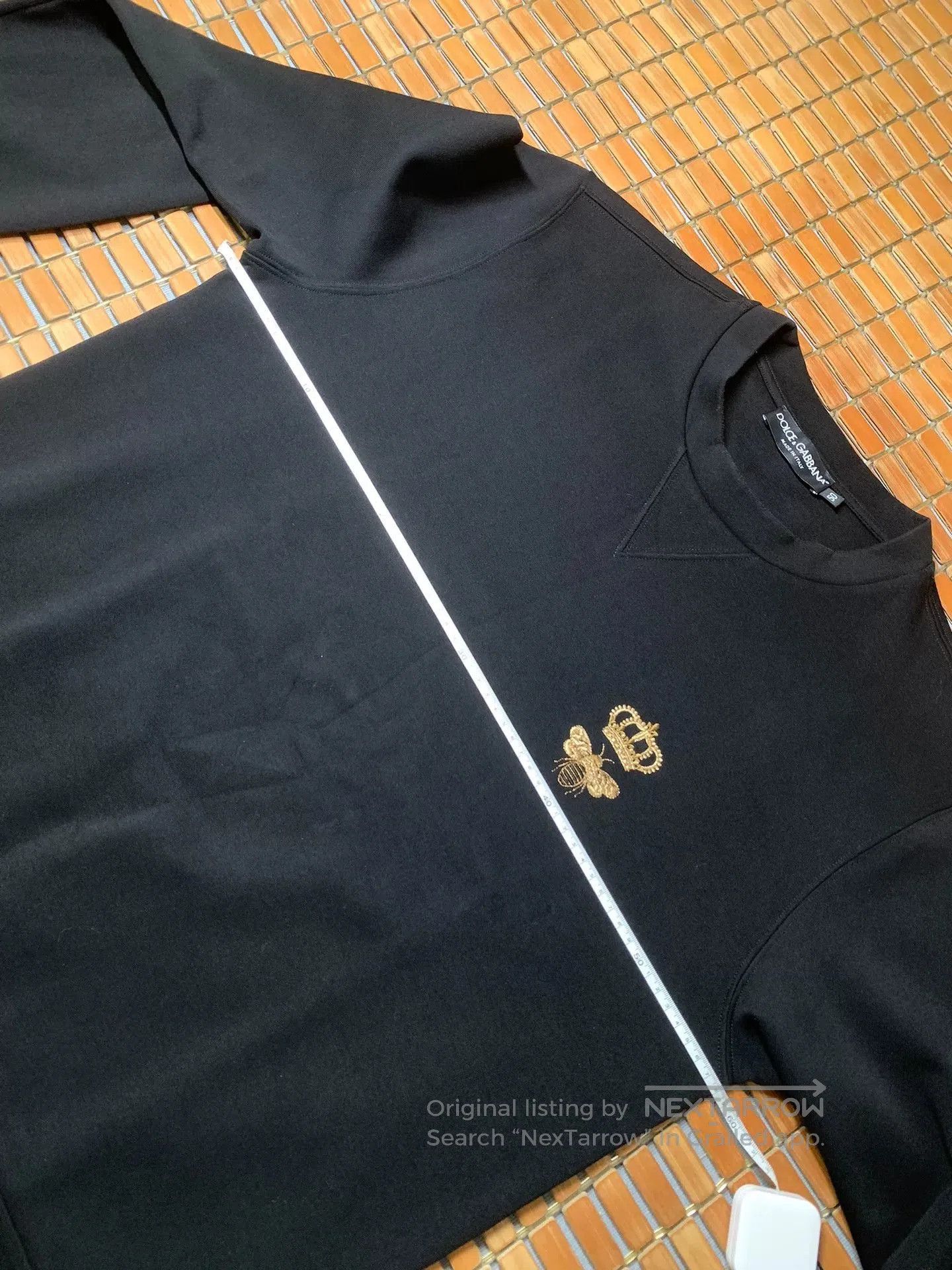 Dolce & Gabbana Dolce & Gabbana Crown Bee Embroidery Sweatshirt. Size US M / EU 48-50 / 2 - 7 Thumbnail