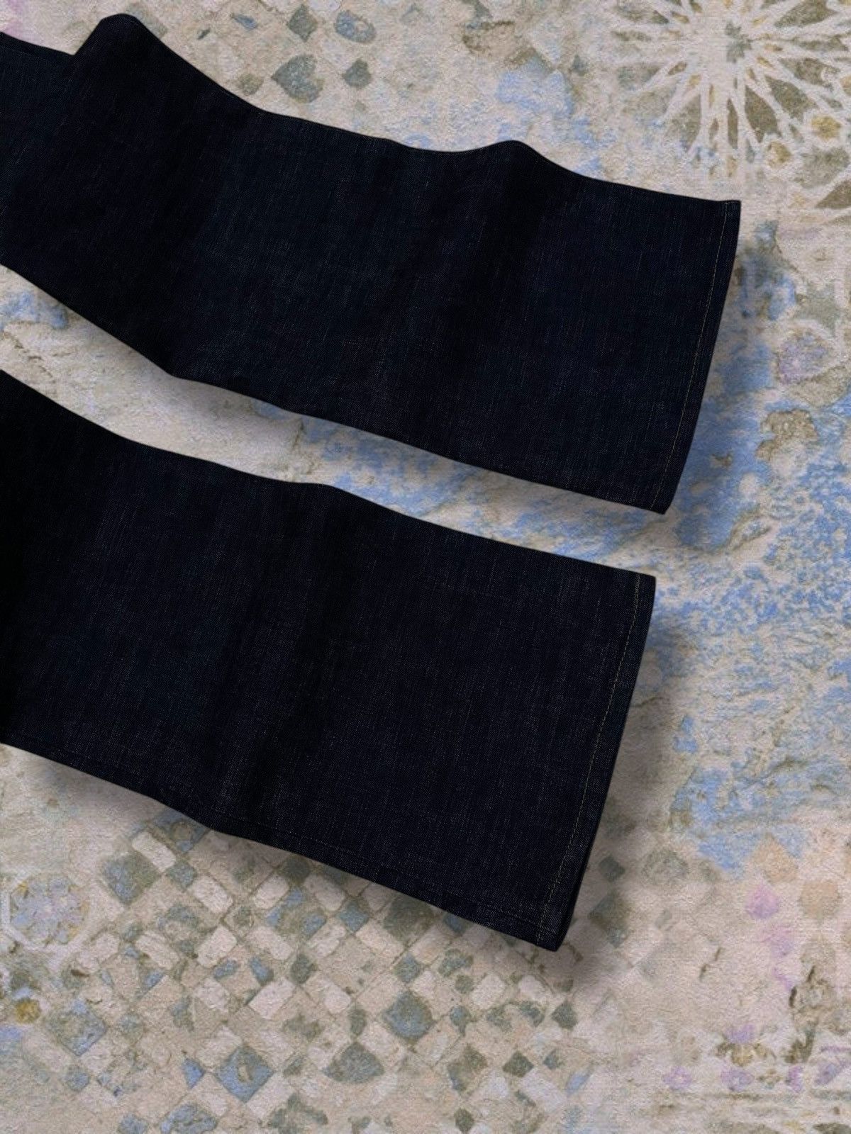 Yves Saint Laurent Vintage Authentic Designer Yves Saint Laurent Flared Denim Size US 27 - 12 Thumbnail