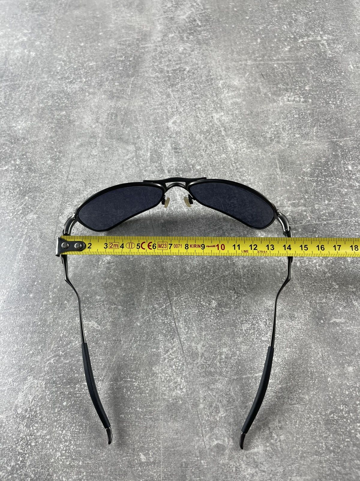 Oakley Oakley Aviator Sunglasses Gunmetal Frame Original 00s USA Size ONE SIZE - 8 Thumbnail