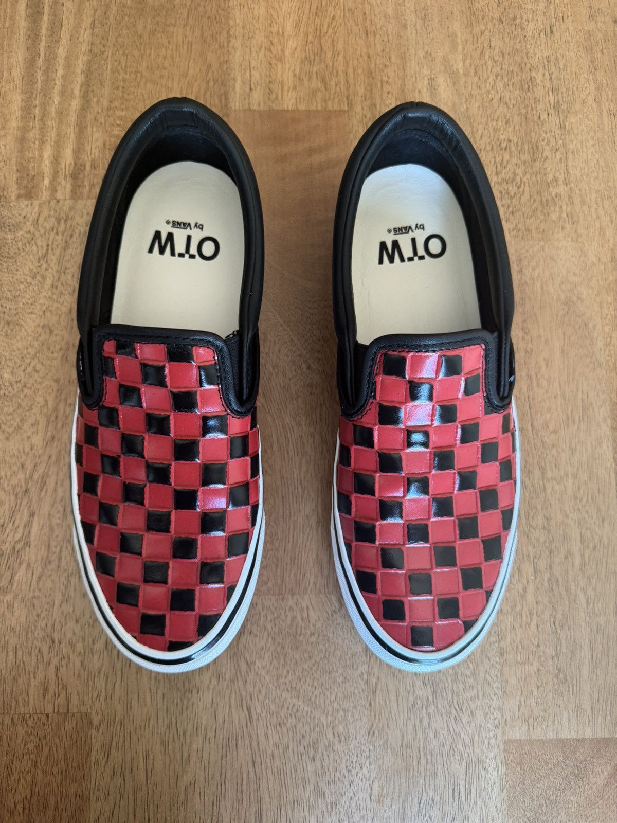 Vans Vans OTW Leather Check Classic Slip On 98 Vibram Size US 8.5 / EU 41-42 - 3 Thumbnail