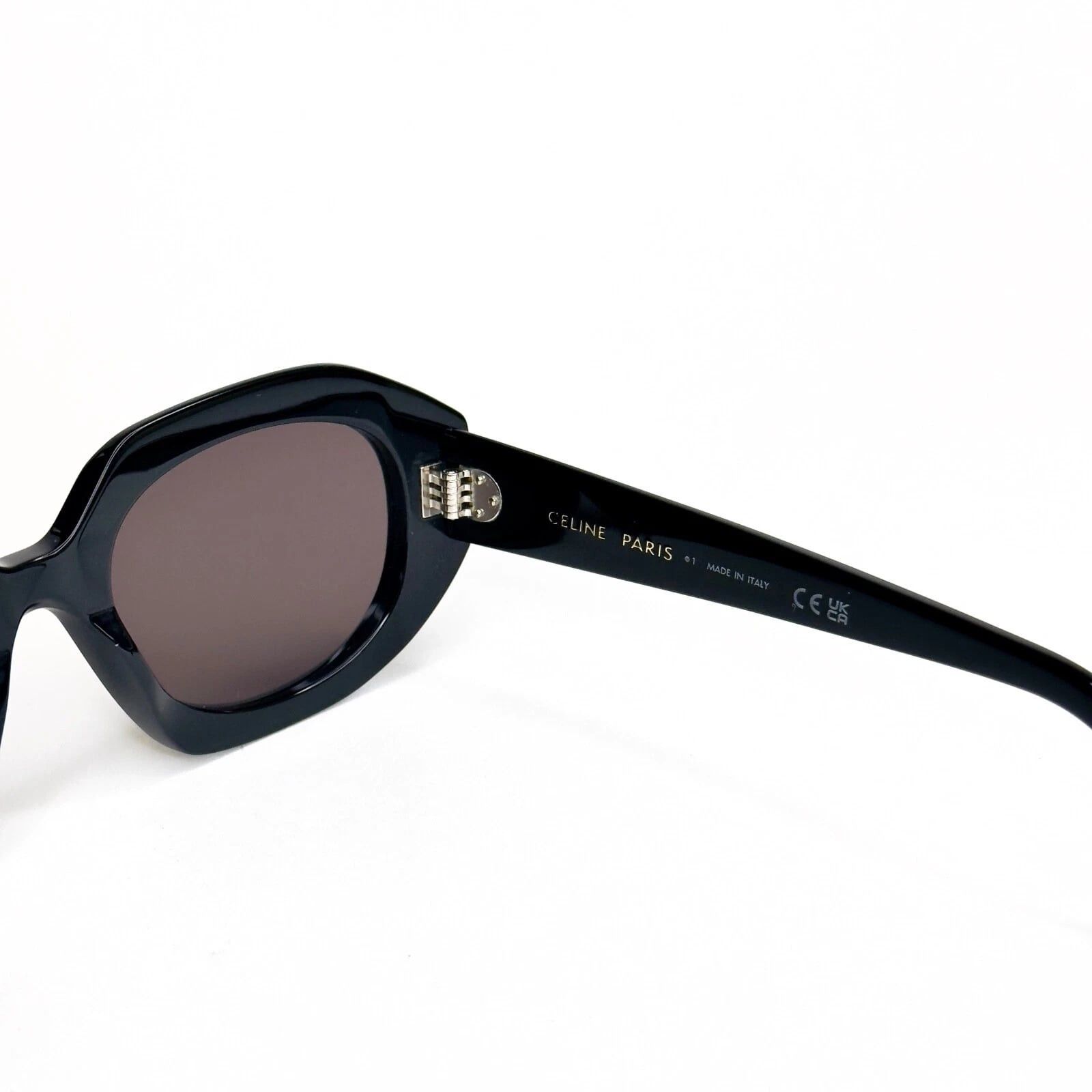 Celine CELINE 40319 BOLD 3 Dots Black Purple Angular CL40319I 01Y Size ONE SIZE - 4 Thumbnail