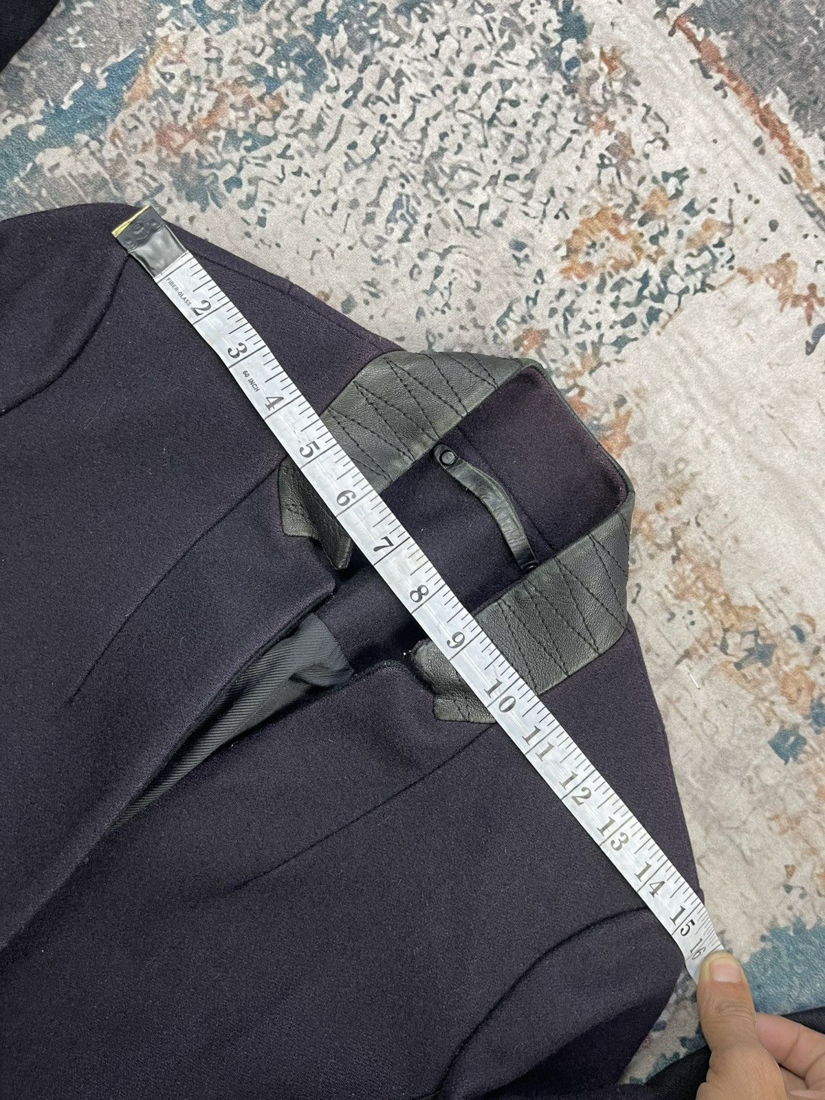 Allsaints Allsaints Leather Trim Vita Wool Coat Size M / US 6-8 / IT 42-44 - 17 Thumbnail