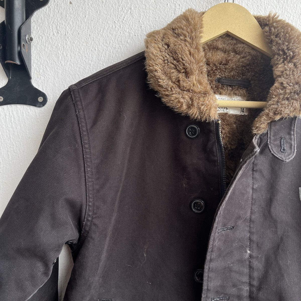 The Real McCoy's × Vintage VINTAGE USN NAVY DEPARTMENT JACKET TALON ZIPPER Size US S / EU 44-46 / 1 - 5 Thumbnail