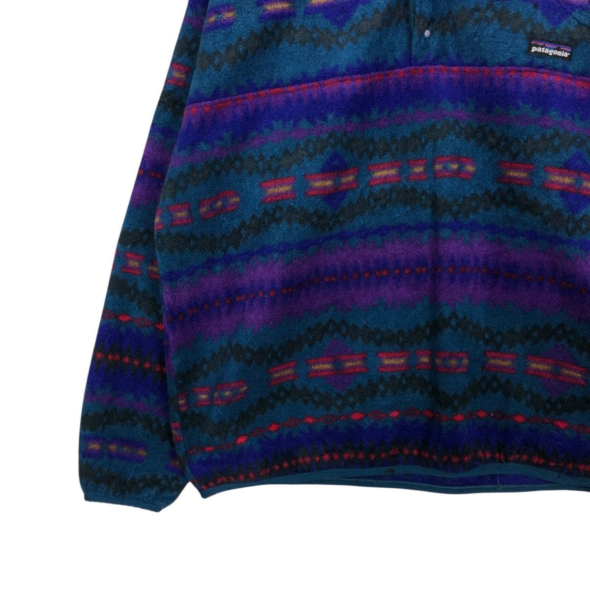 Patagonia 🔥PATAGONIA MADE IN USA FLEECE JACKET HALF SNAP BUTTON NAVAJO Size US XL / EU 56 / 4 - 6 Thumbnail