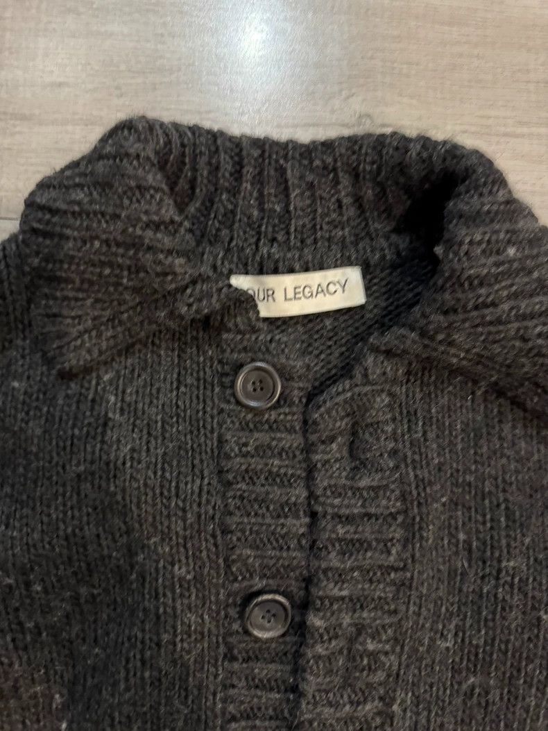Our Legacy Our Legacy size44 Black wool cardigan Size US S / EU 44-46 / 1 - 2 Thumbnail