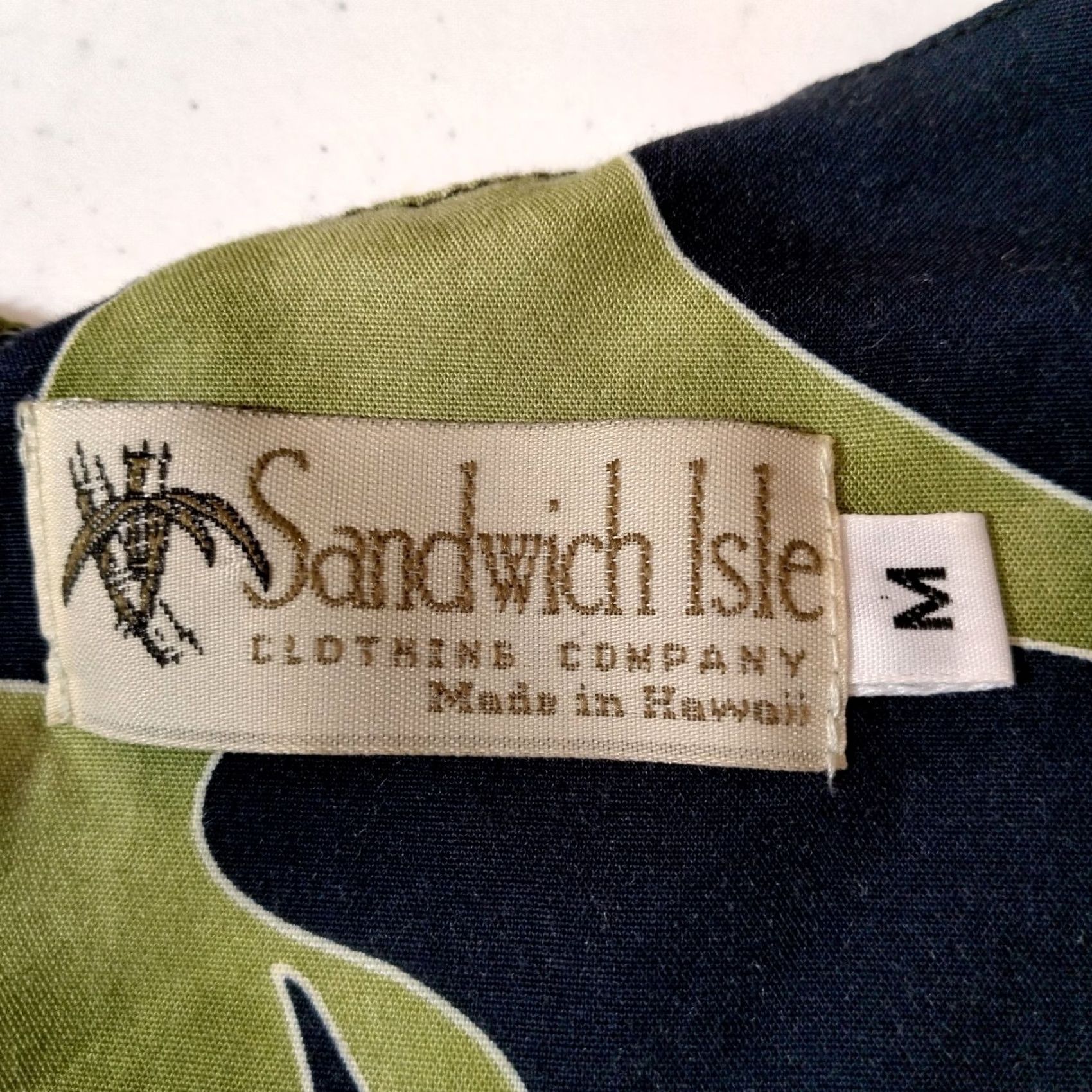 Vintage VINTAGE Sandwich Isle Hawaiian Dress Beach Island Floral Green M Short Sleeveless Rayon Woman Size M / US 6-8 / IT 42-44 - 5 Thumbnail