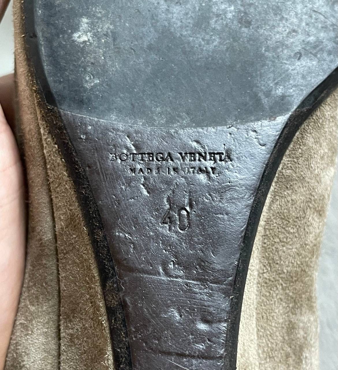 Bottega Veneta Bottega Veneta Knee Hight Suede Women’s Khaki Luxury Size US 9 / IT 39 - 7 Thumbnail