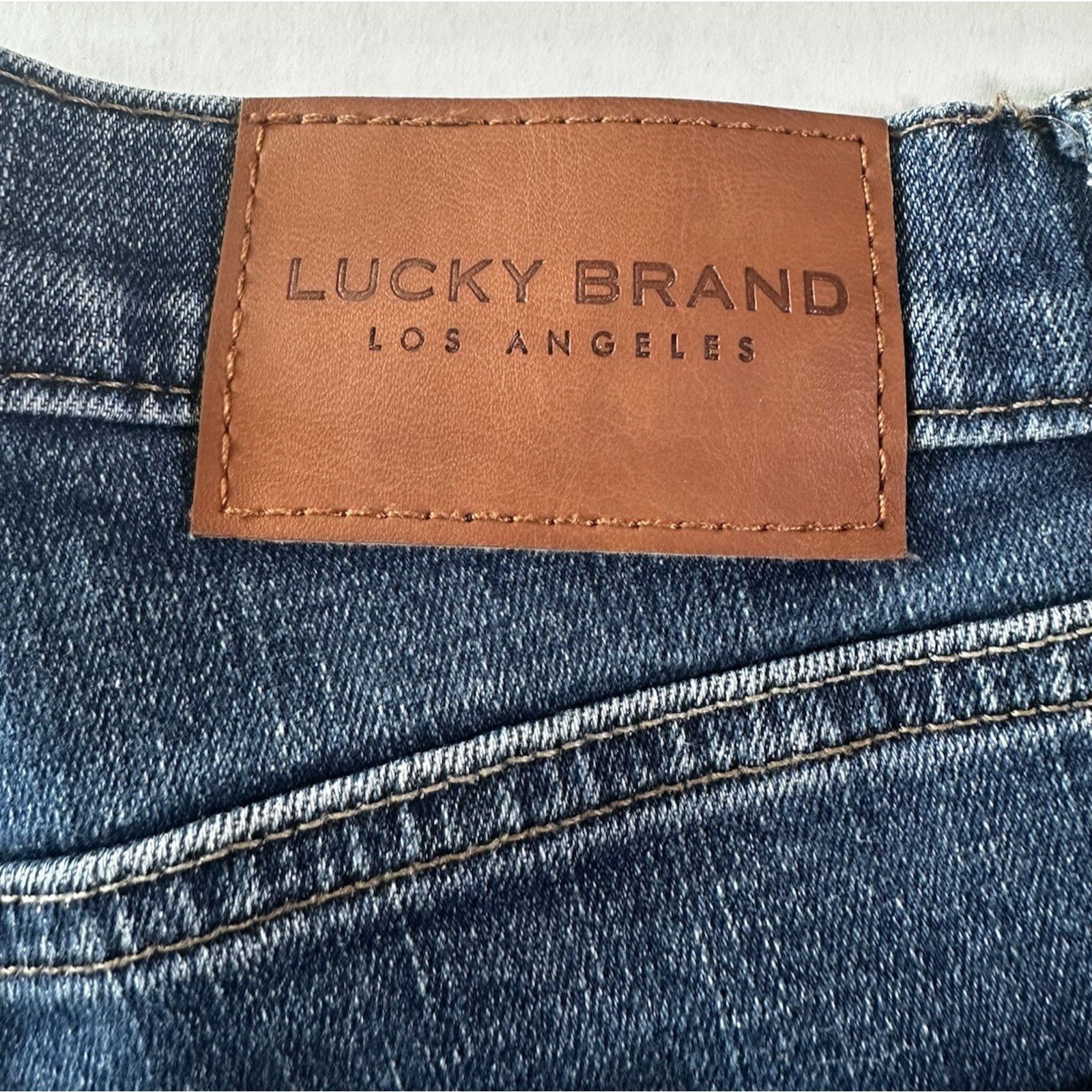 Lucky Brand Lucky Brand Jeans Mid Rise Crop AVA 6/28 Blue Streetwear Size 28" / US 6 / IT 42 - 6 Thumbnail
