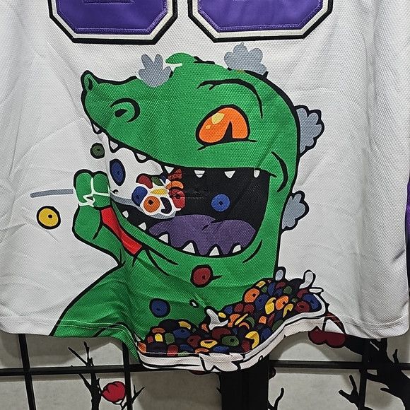 Other Rugrats Reptar Hockey Jersey Size Large NWT Size US L / EU 52-54 / 3 - 7 Thumbnail