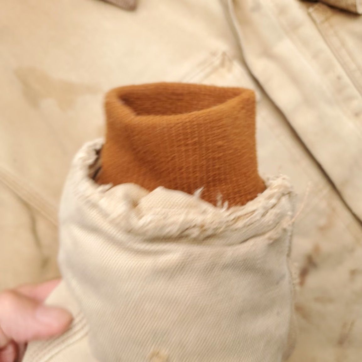 Carhartt VINTAGE Carhartt Jacket Mens XL Brown Arctic Duck Canvas Quilt Lined Outdoor Work Zip Pockets Casual Mens Size US XL / EU 56 / 4 - 7 Thumbnail