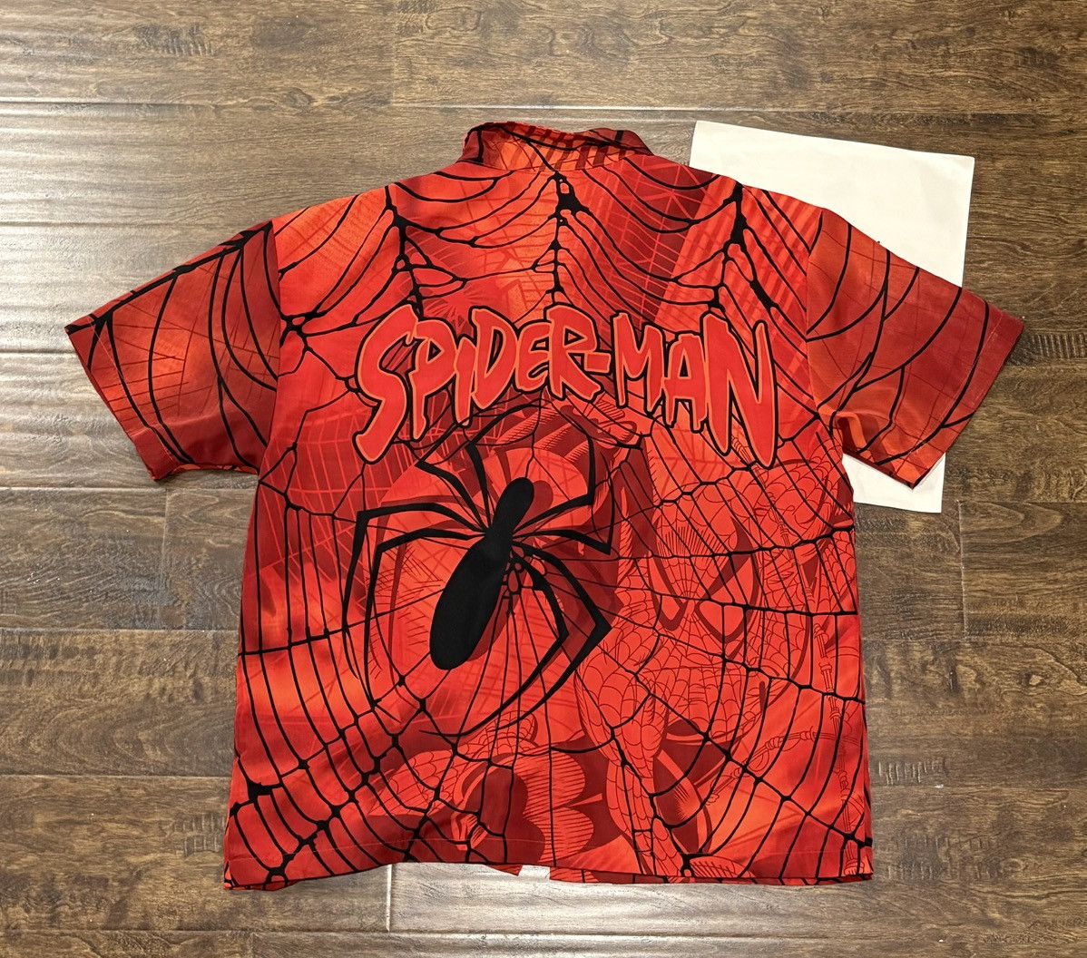 Marvel Comics VINTAGE Y2K SPIDERMAN AOP BUTTON UP Size US L / EU 52-54 / 3 - 2 Thumbnail