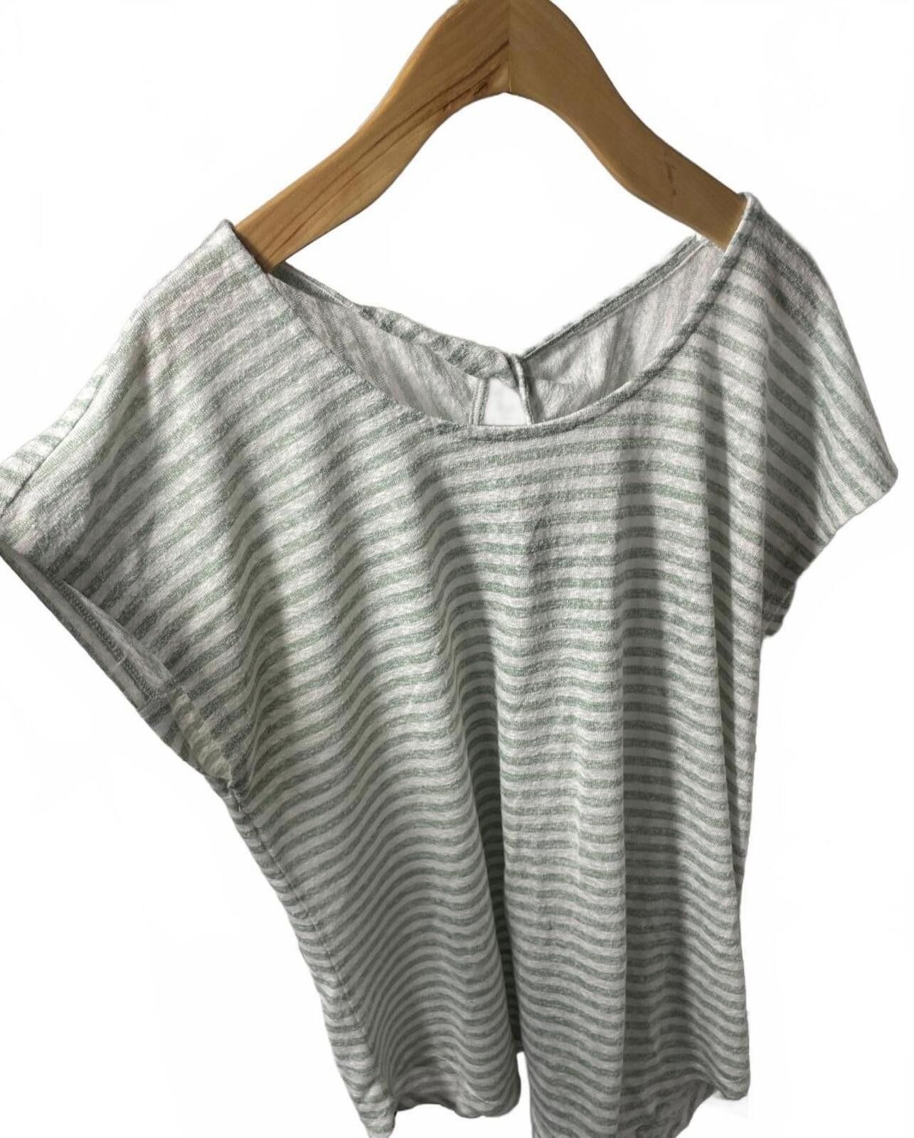 Other Bobeau Blouse Top Women's XXL White Stripe Beachy Minimalist Size XXL / US 16-18 / IT 52-54 - 3 Thumbnail