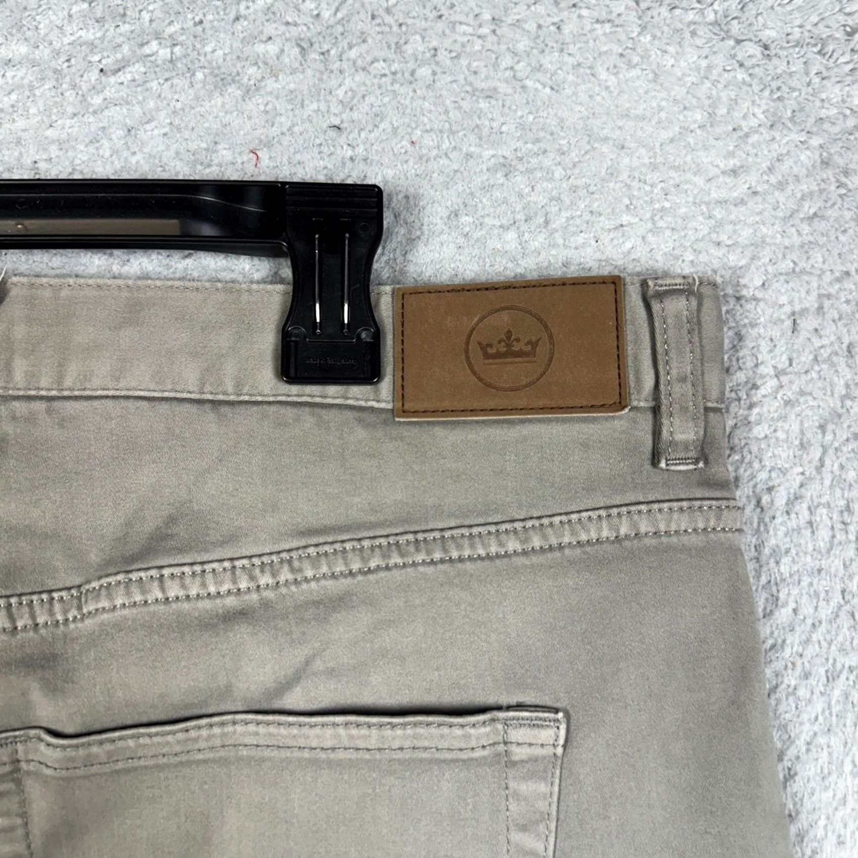 Peter Millar Peter Millar Pants Mens 38 Taupe Grey Crown Five Pocket Golf Khaki Chino Stretch Size US 38 / EU 54 - 6 Thumbnail