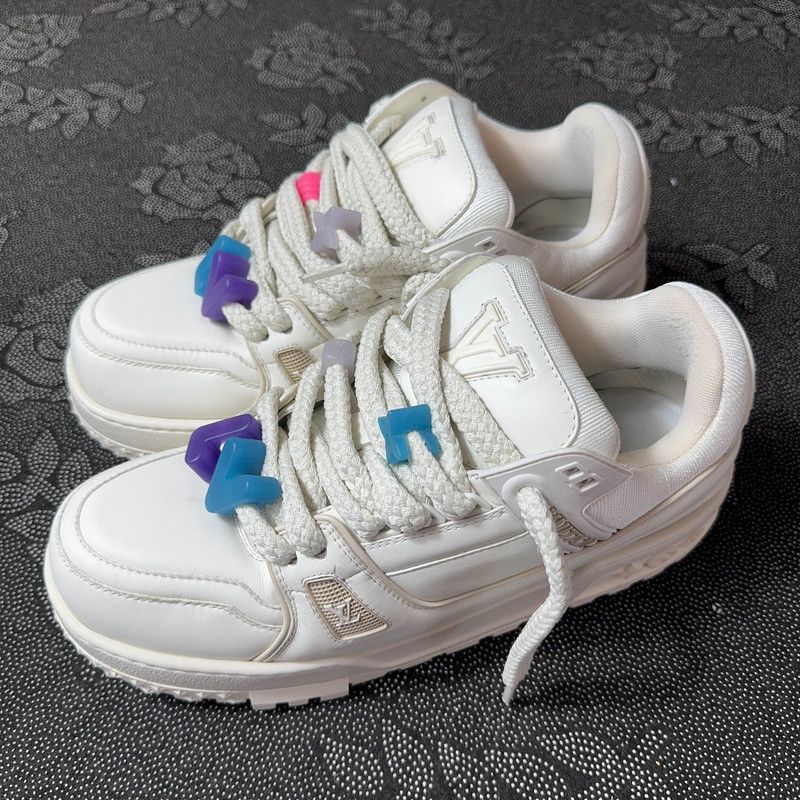 Louis Vuitton Louis Vuitton Trainer Maxi Low-Top Sneakers for Men 0079 Size US 9.5 / EU 42-43 - 1 Thumbnail