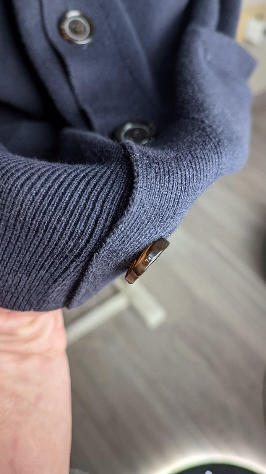 Japanese Brand × Polo Ralph Lauren × Vintage Polo Ralph Lauren navy blue vintage cardigan Size US S / EU 44-46 / 1 - 2 Thumbnail