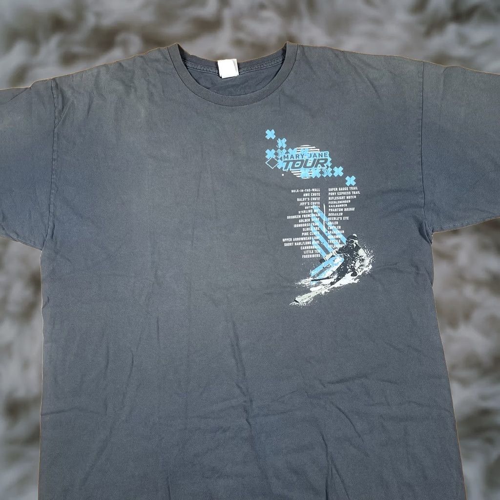 Vintage Mary Jane Graphics T-Shirt Adults L Gray 100% Cotton Crewneck Short Sleeve Size US L / EU 52-54 / 3 - 1 Thumbnail