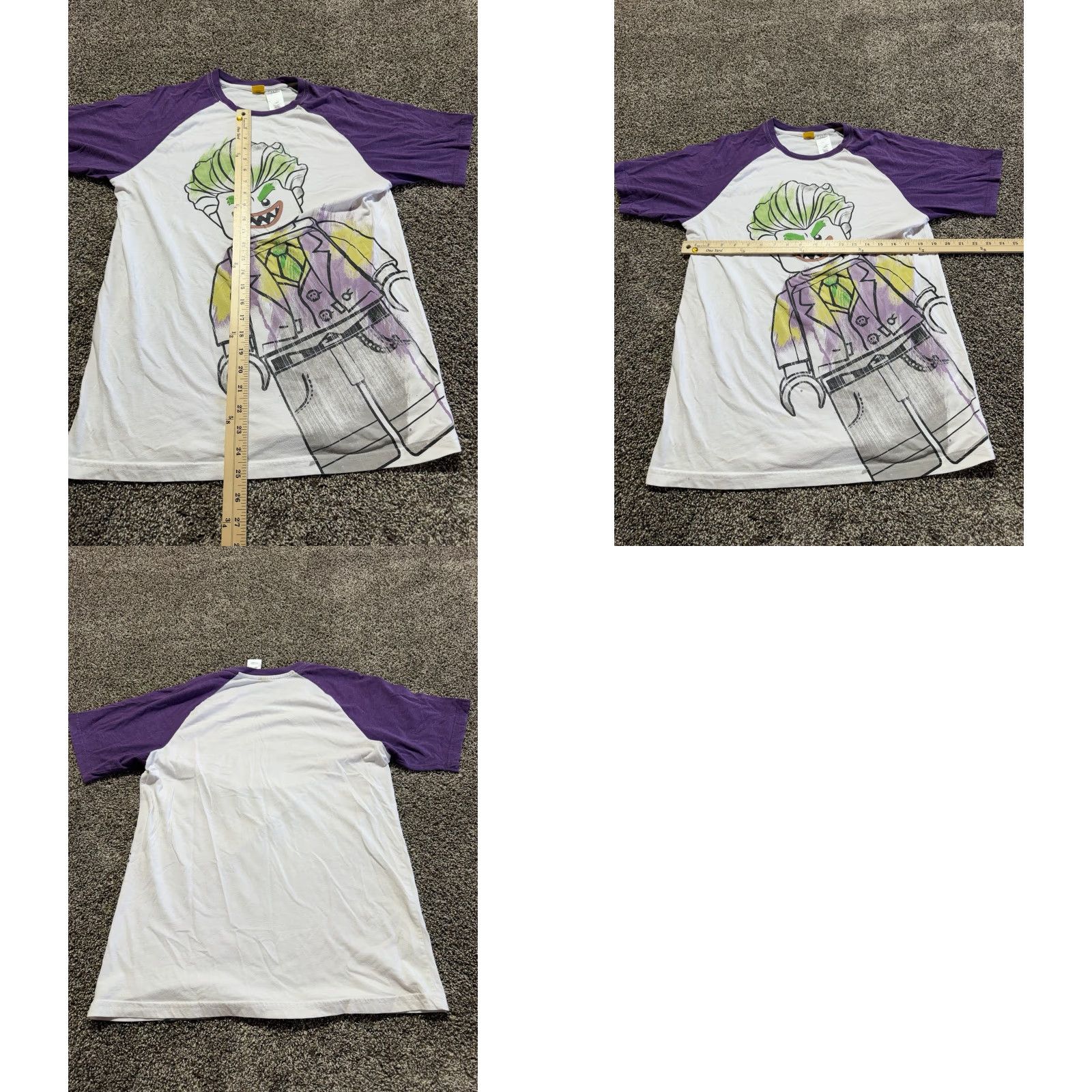 LEGO Lego Man Mens Shirt Large Short Sleeve Distressed Joker Halloween Size US L / EU 52-54 / 3 - 8 Thumbnail
