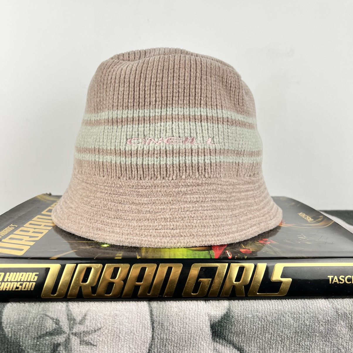 Japanese Brand × O'Neill × Vintage Rare O’Neill Acrylic Knitted Pink Bucket Hat Quicksilver 90s Size ONE SIZE - 2 Thumbnail
