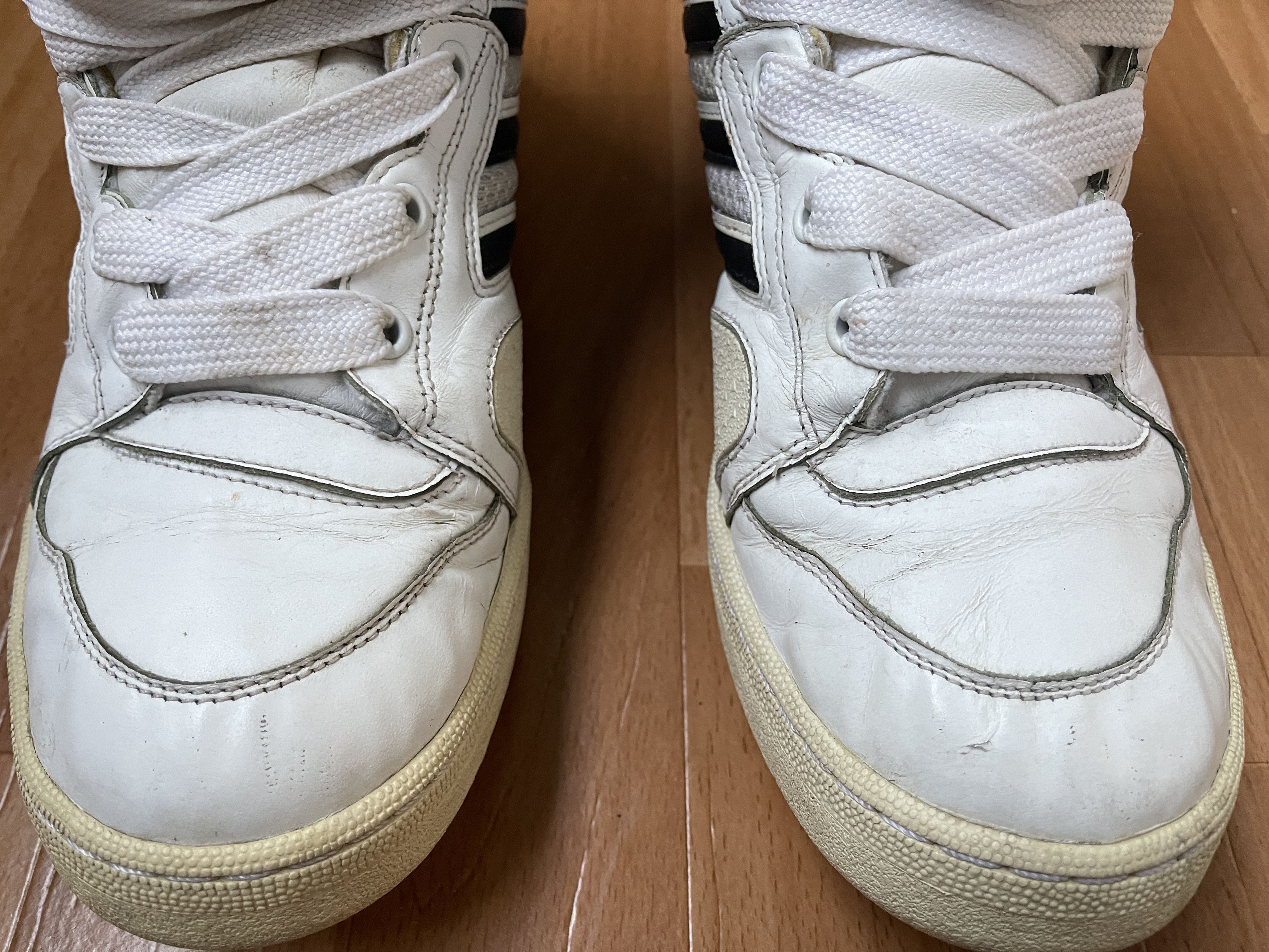 Adidas × Jeremy Scott Adidas sneakers, Jeremy Scott Instinct, Hi Top shoes, V24529 Size US 11.5 / EU 44-45 - 12 Thumbnail