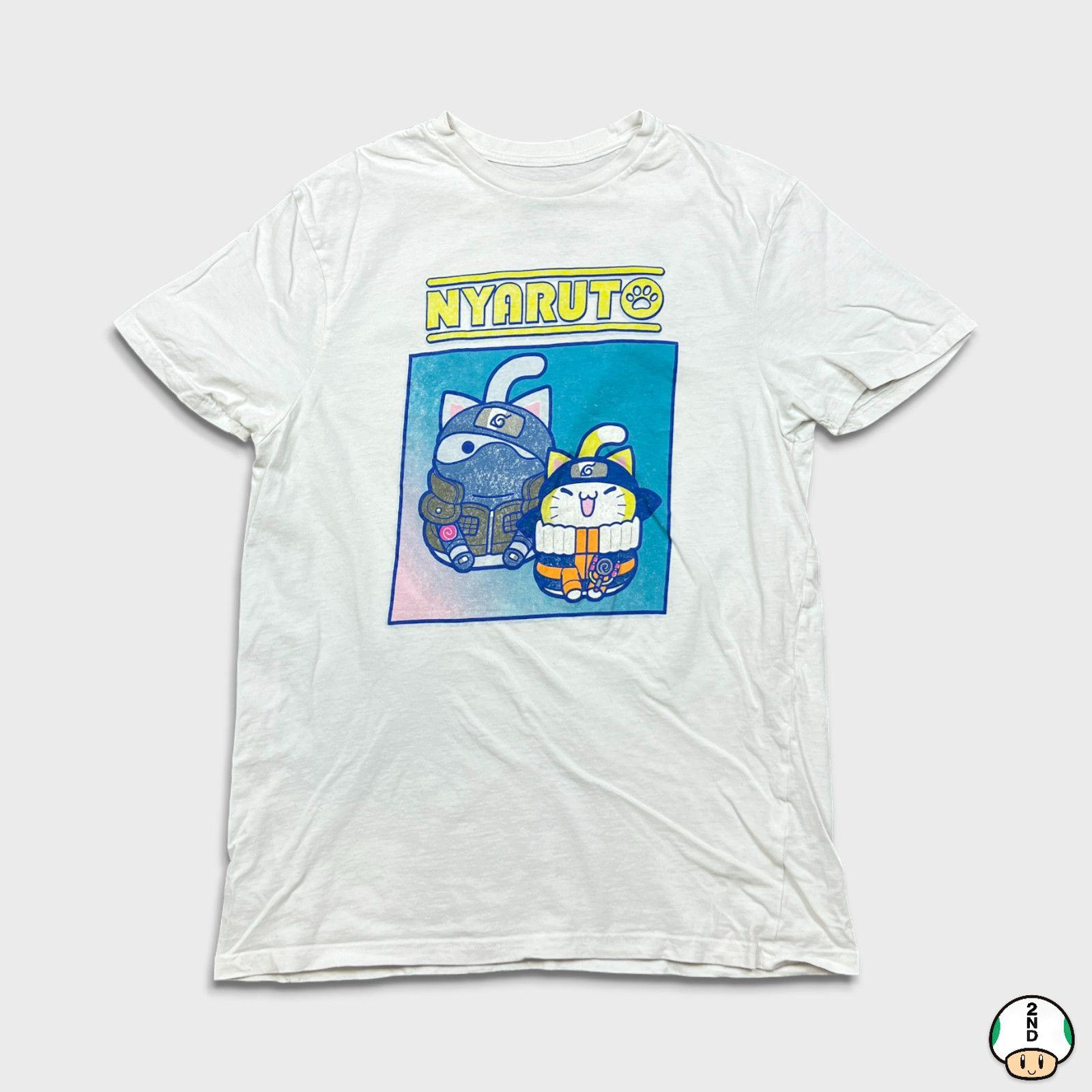 Naruto T Shirt Shonen Jump Cute Cat Graphic Anime Tee