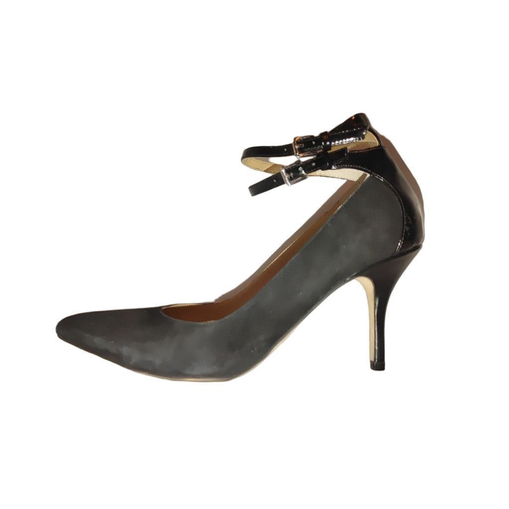The Unbranded Brand Audrey Brooke Double Ankle Strap Suede Heels Size 9.5 Size US 9.5 / IT 39.5 - 1 Thumbnail