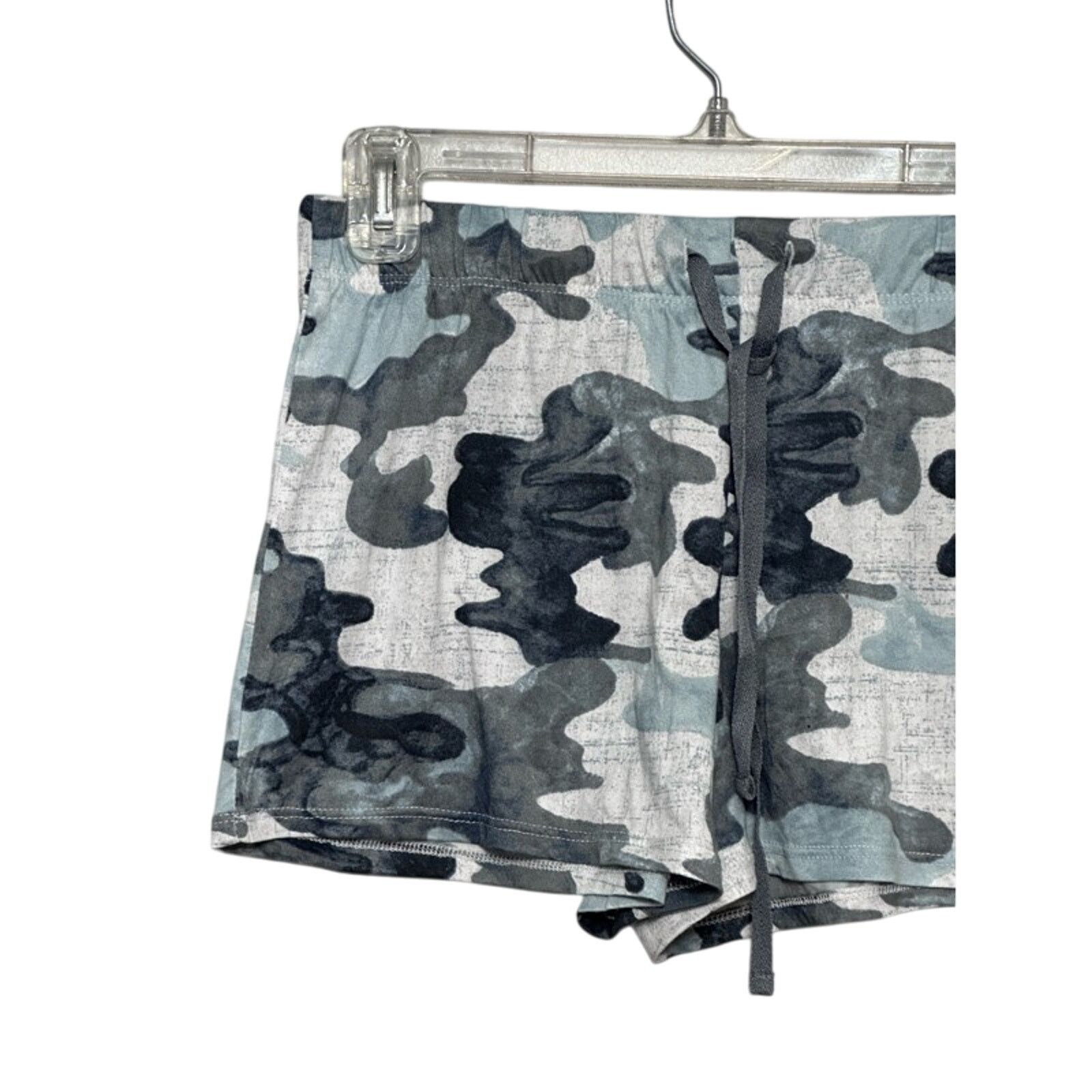 Other Lounge Sleep Shorts Camouflage Adjustable Drawstring Gray Size 29" - 2 Thumbnail