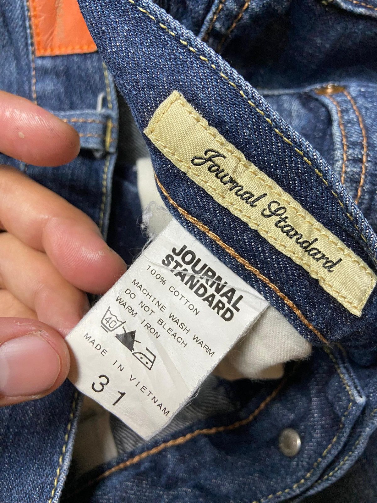 Japanese Brand × Journal Standard × Vintage Journal Standard Brand Distressed Denim Jeans (132) Size US 32 / EU 48 - 4 Thumbnail